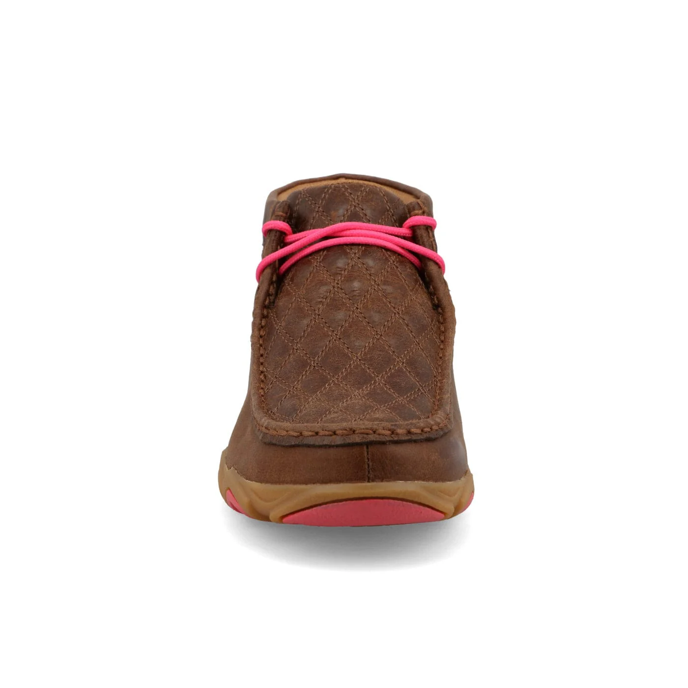 Twisted X Women's Dark Tan & Pink Chukka Driving Moc Shoe WDMX004 - Image 5