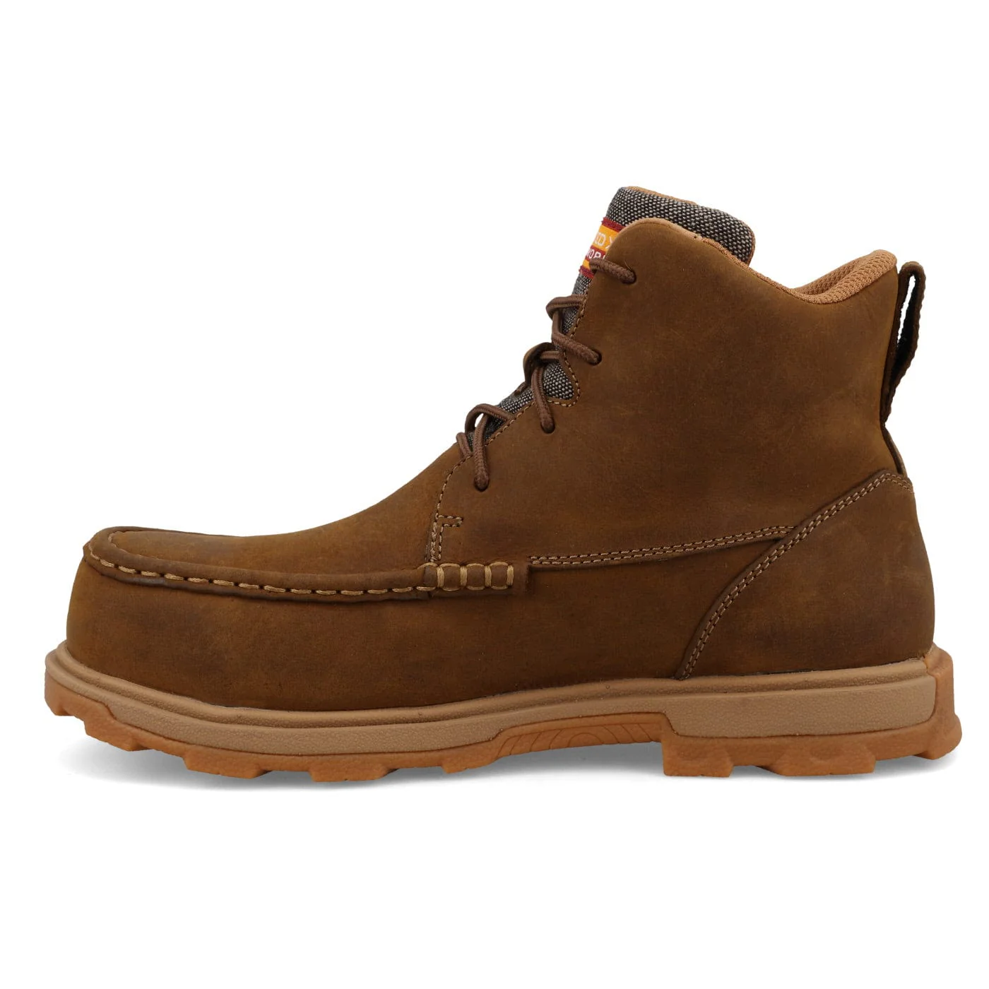 Twisted X Women's Distressed Saddle & Eco Dust UltraLite X Work Boot WULN001 - Image 2