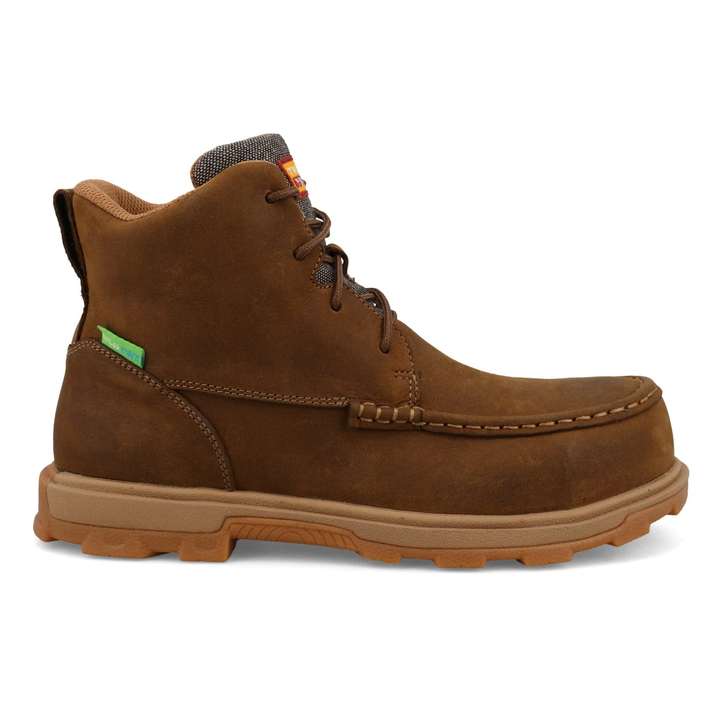 Twisted X Women's Distressed Saddle & Eco Dust UltraLite X Work Boot WULN001 - Image 4