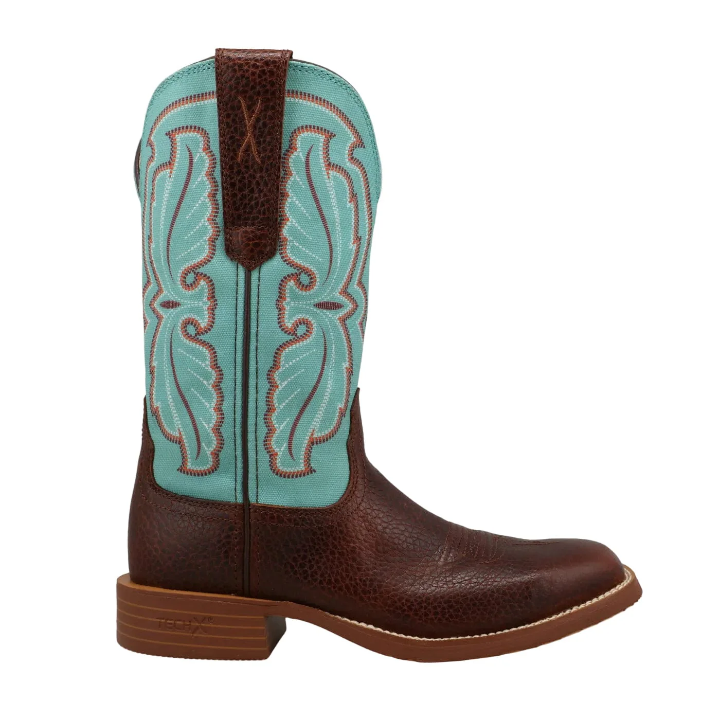 Twisted X Women's Hickory & Seafoam Tech X Western Work Boot WXTR014 - Image 4
