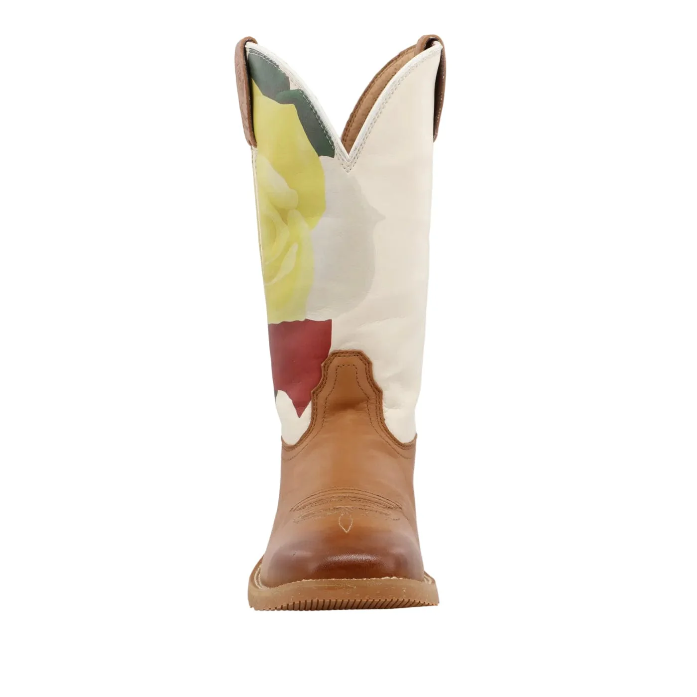 Twisted X Women's Indian Tan & Yellow Rose Tech X Western Boots WXTR003 - Image 6