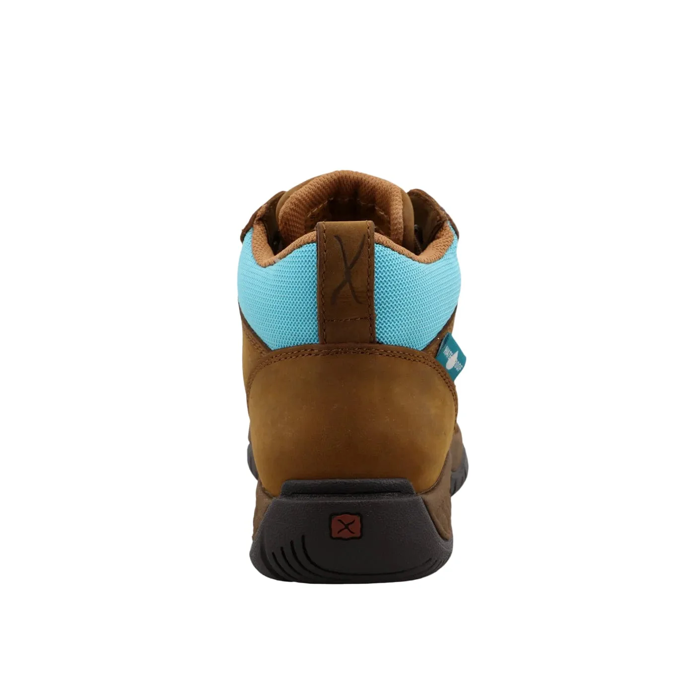 Twisted X Women's Oiled Saddle & Aruba Blue All Around Work Boot WAXW001 - Image 4