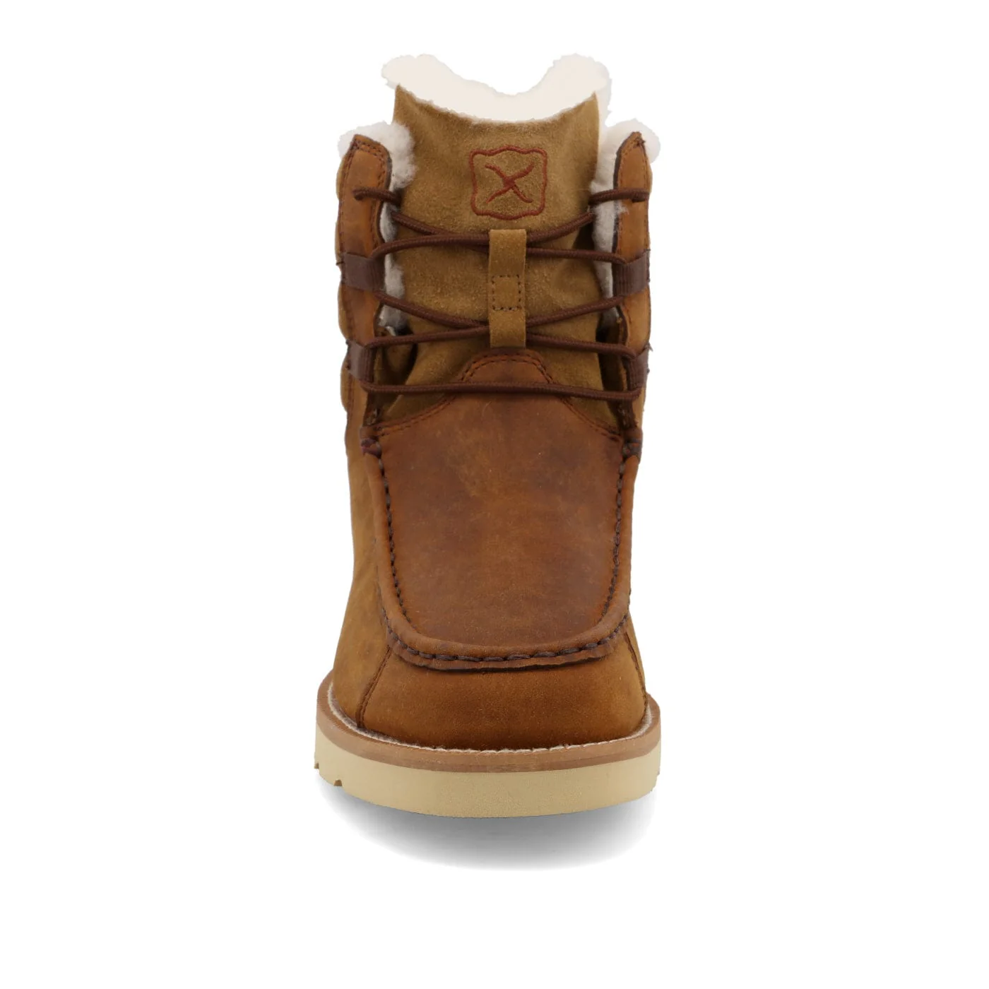 Twisted X Women's Oiled Saddle & Tan Wedge Sole Boot WCA0055 - Image 5