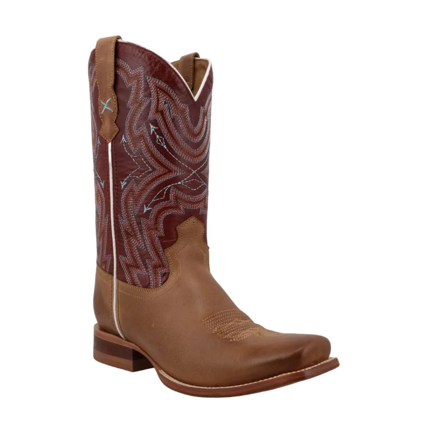 Twisted X Women's Peanut & Oxblood Rancher Western Boot WRAL025
