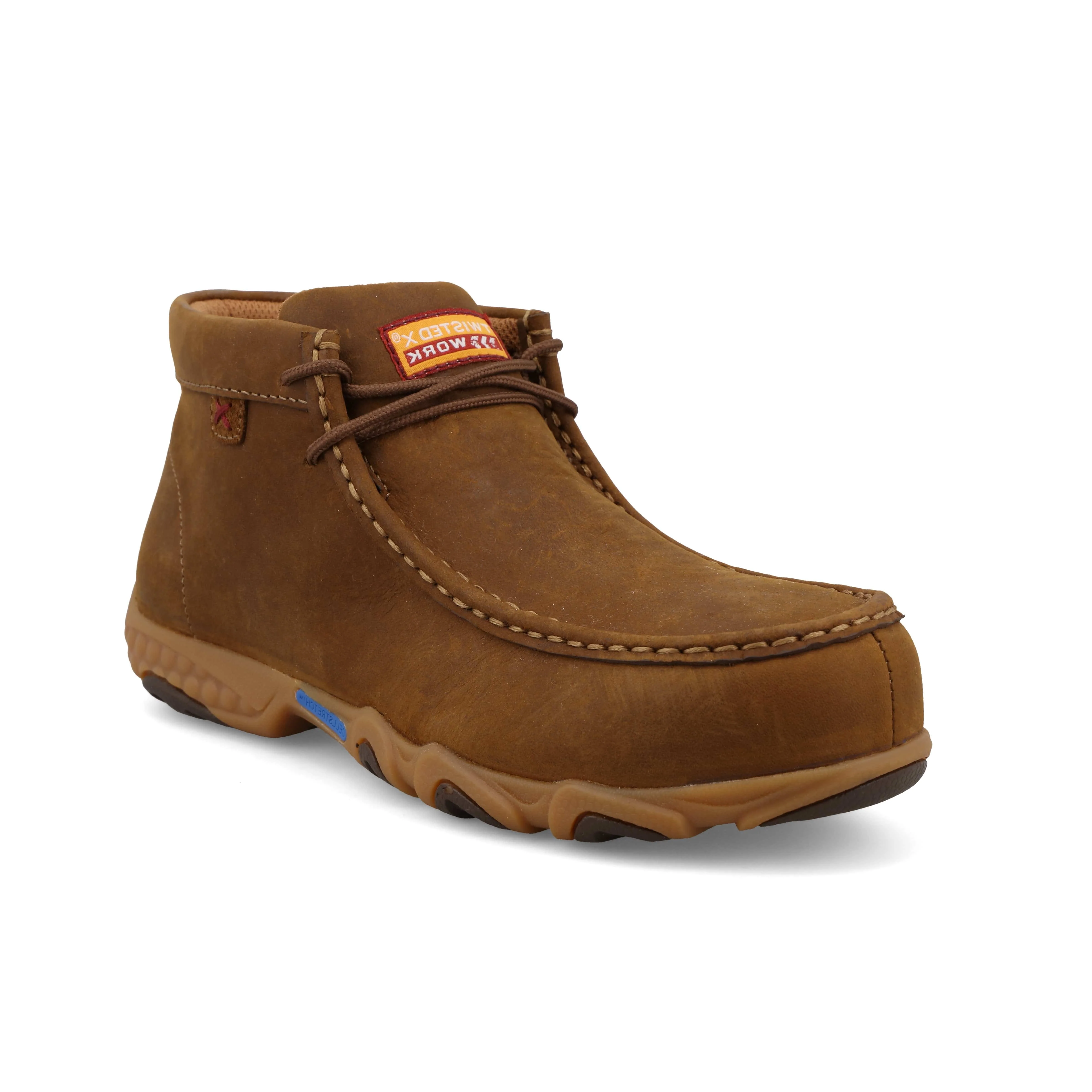 Twisted X Women's Pecan Chukka Work Shoe WDMXS01