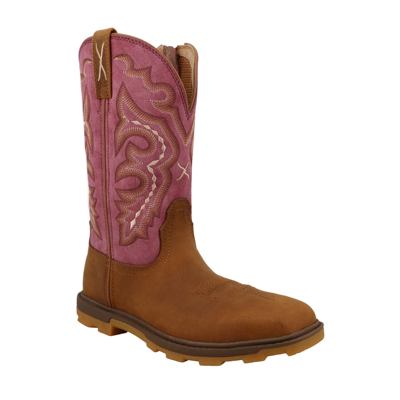 Twisted X Women's Pecan & Mauve Ultralite X Work Boot WUL0006
