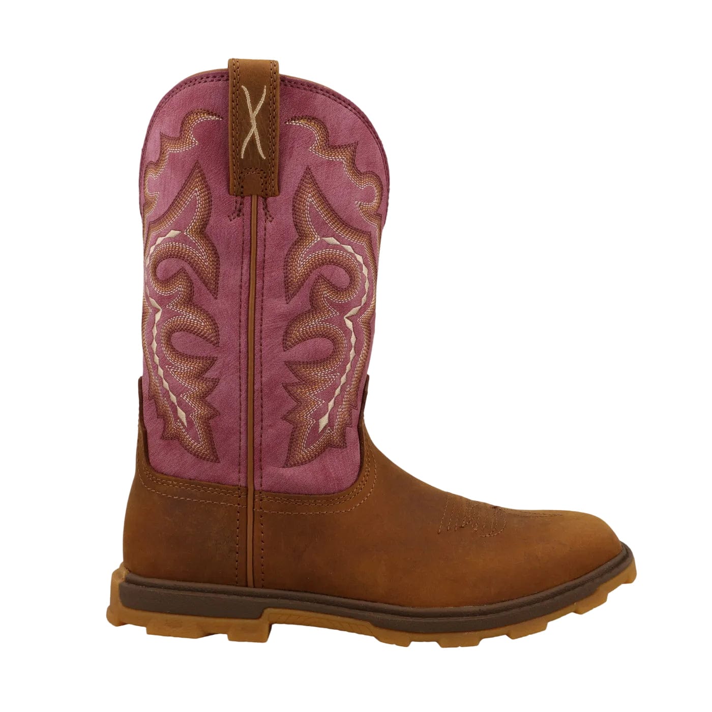 Twisted X Women's Pecan & Mauve Ultralite X Work Boot WUL0006 - Image 4