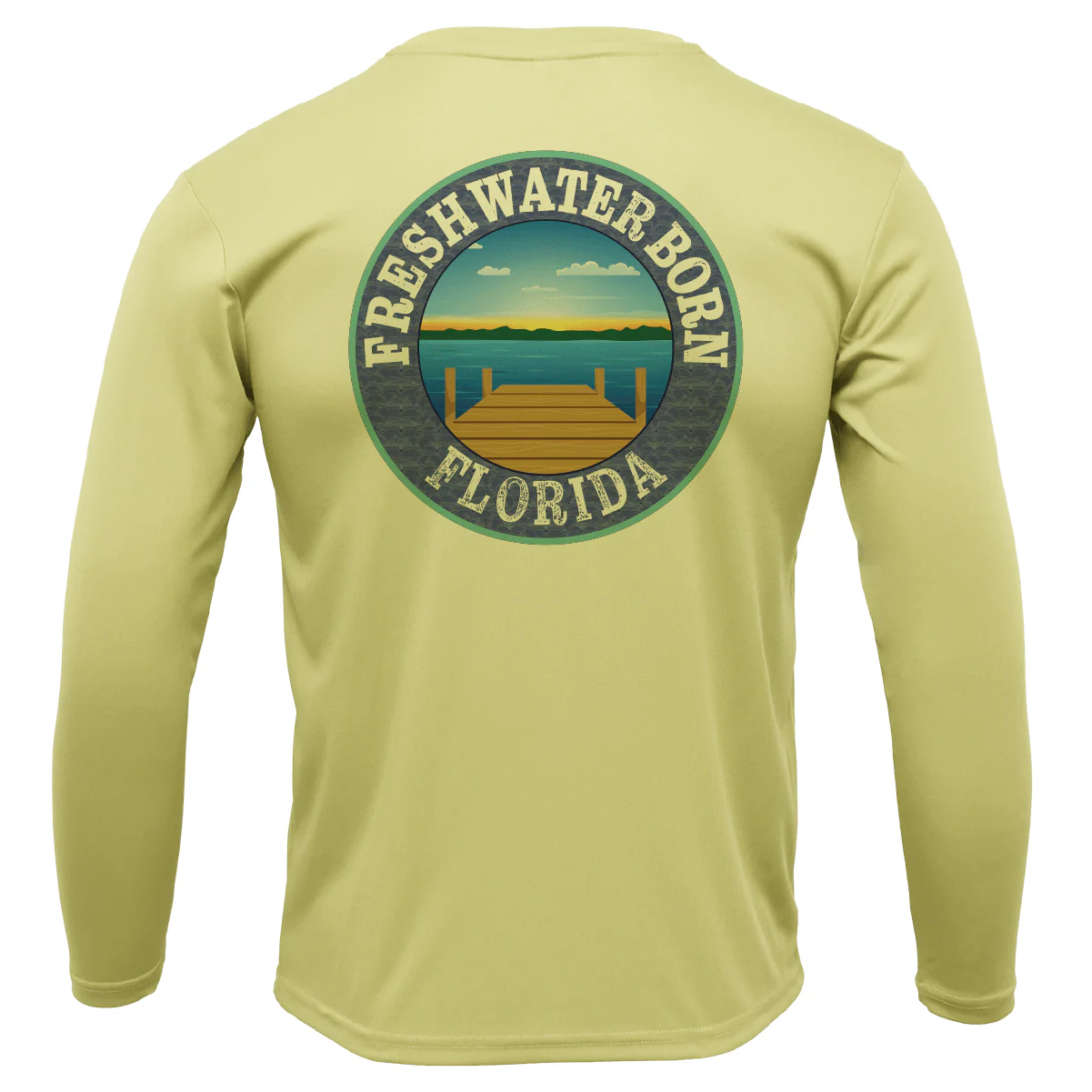 UCF Black and Gold Freshwater Born Boy's Long Sleeve UPF 50+ Dry-Fit Shirt - Image 4