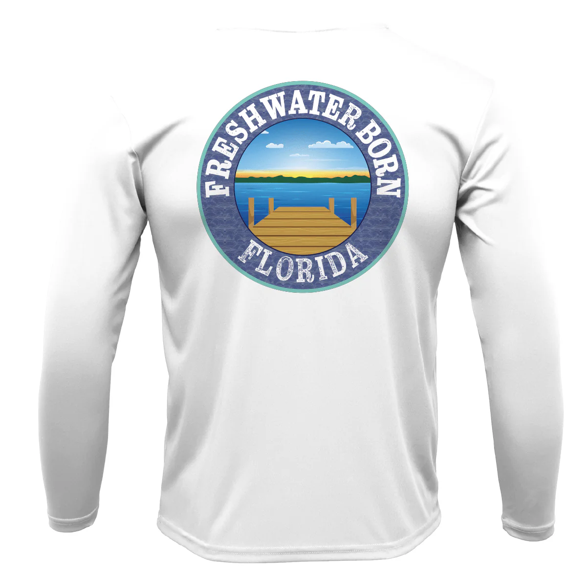 UCF Black and Gold Freshwater Born Boy's Long Sleeve UPF 50+ Dry-Fit Shirt - Image 6