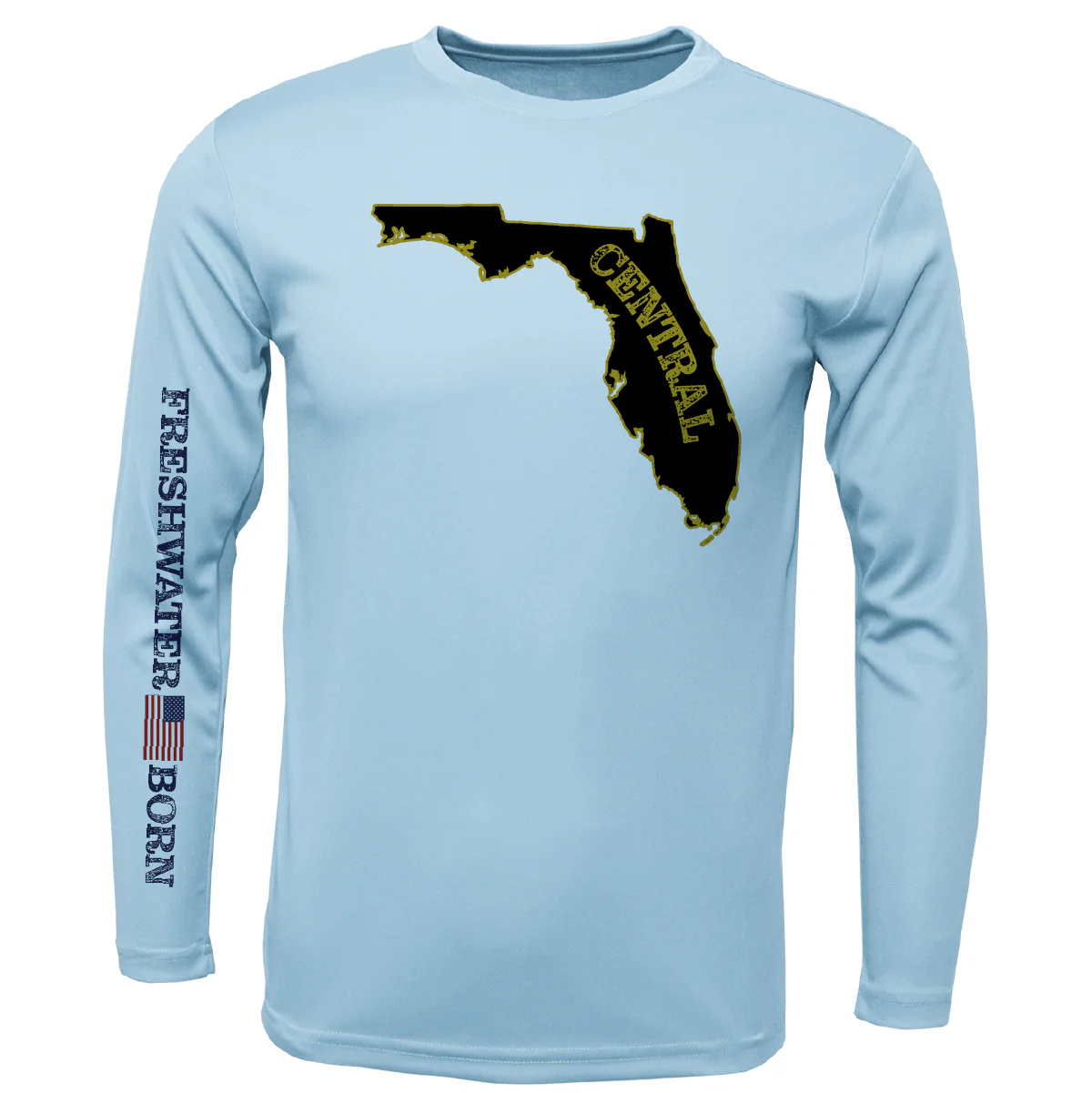 UCF Black and Gold Freshwater Born Boy's Long Sleeve UPF 50+ Dry-Fit Shirt - Image 7
