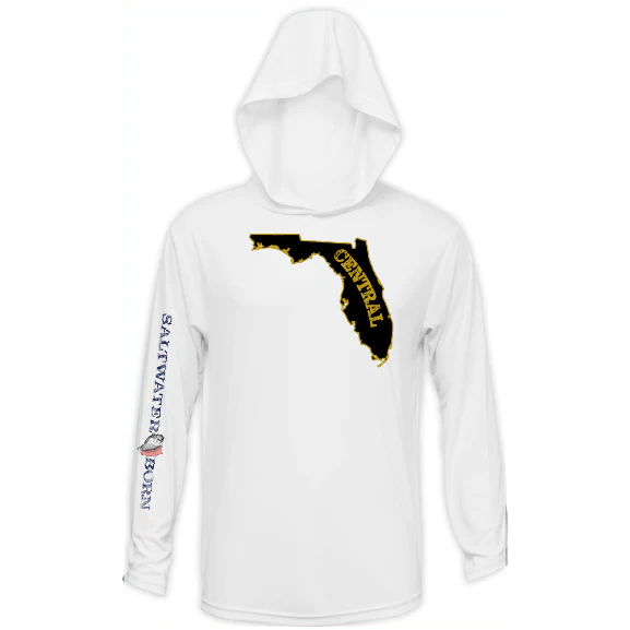 UCF Black and Gold Long Sleeve UPF 50+ Dry-Fit Hoodie - Image 19