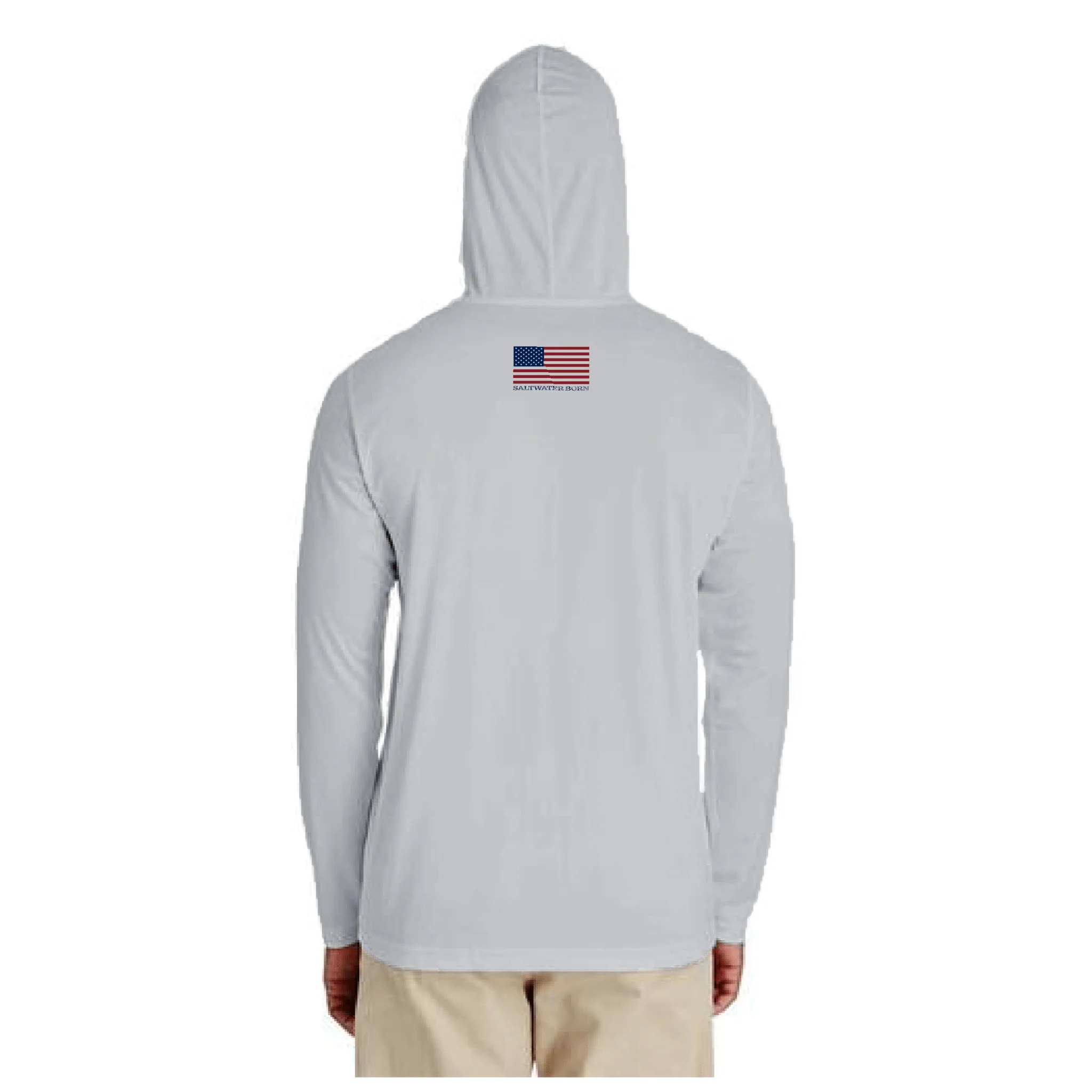 UCF Black and Gold Long Sleeve UPF 50+ Dry-Fit Hoodie - Image 2