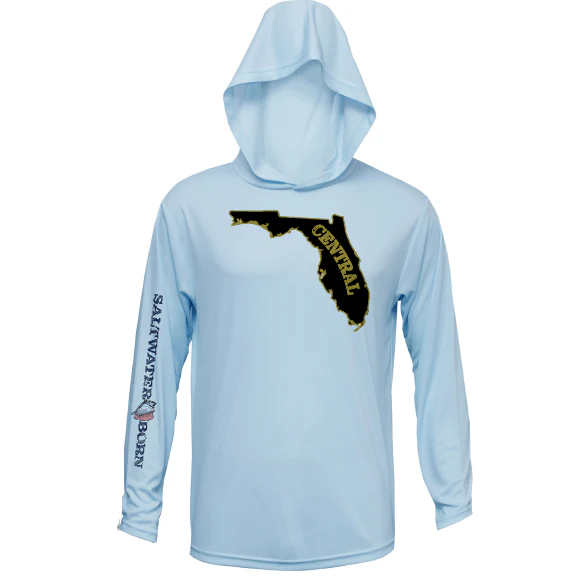 UCF Black and Gold Long Sleeve UPF 50+ Dry-Fit Hoodie - Image 21