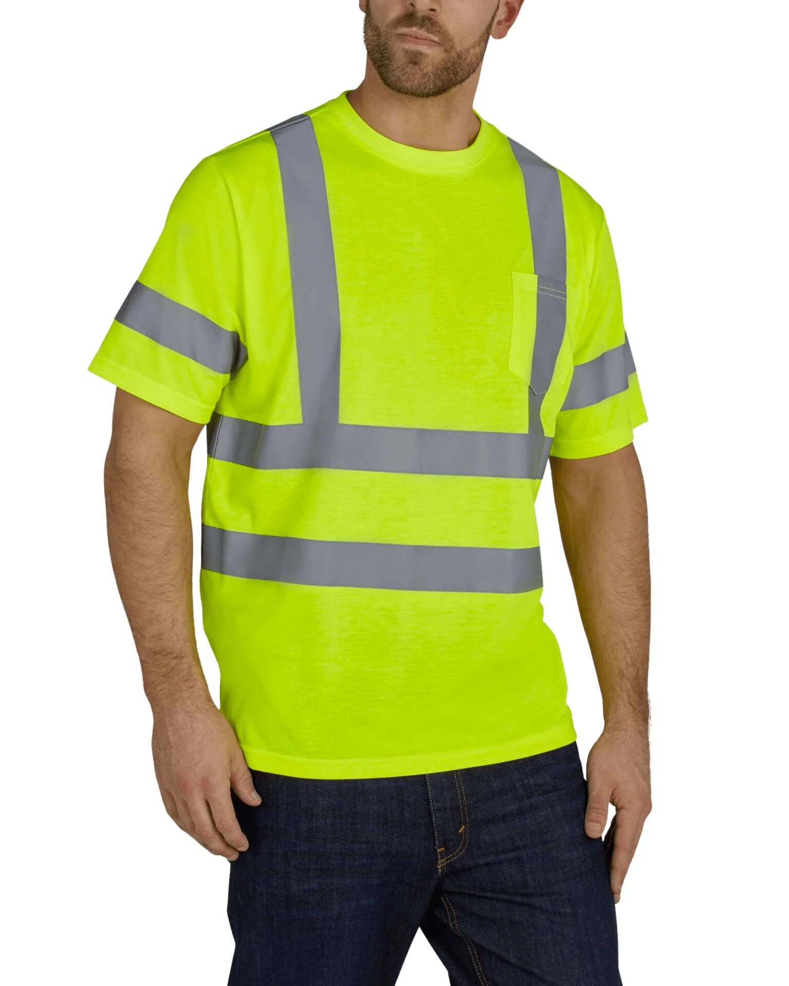 UHV302 HiVis S/S Class 3 Tee - Image 2
