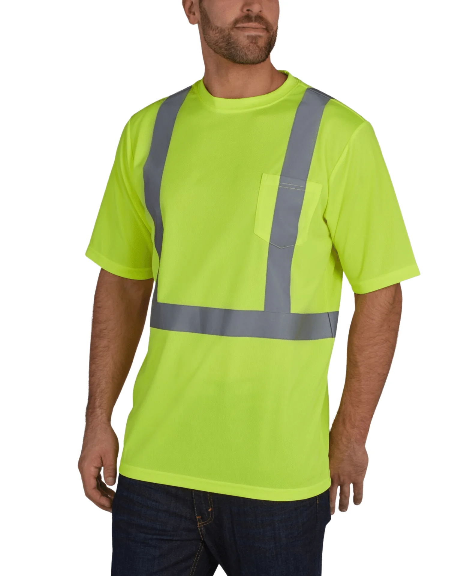 UHV303 HiVis Short Sleeve Tek Tee - Image 6