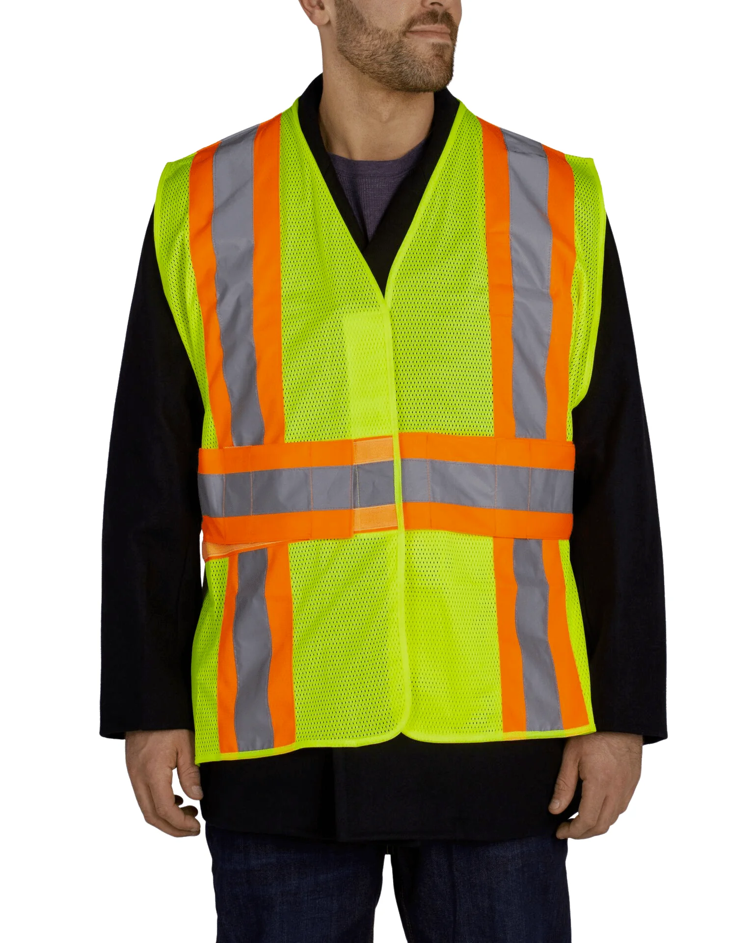 UHV312 HiVis Expandable Mesh Vest - Image 4