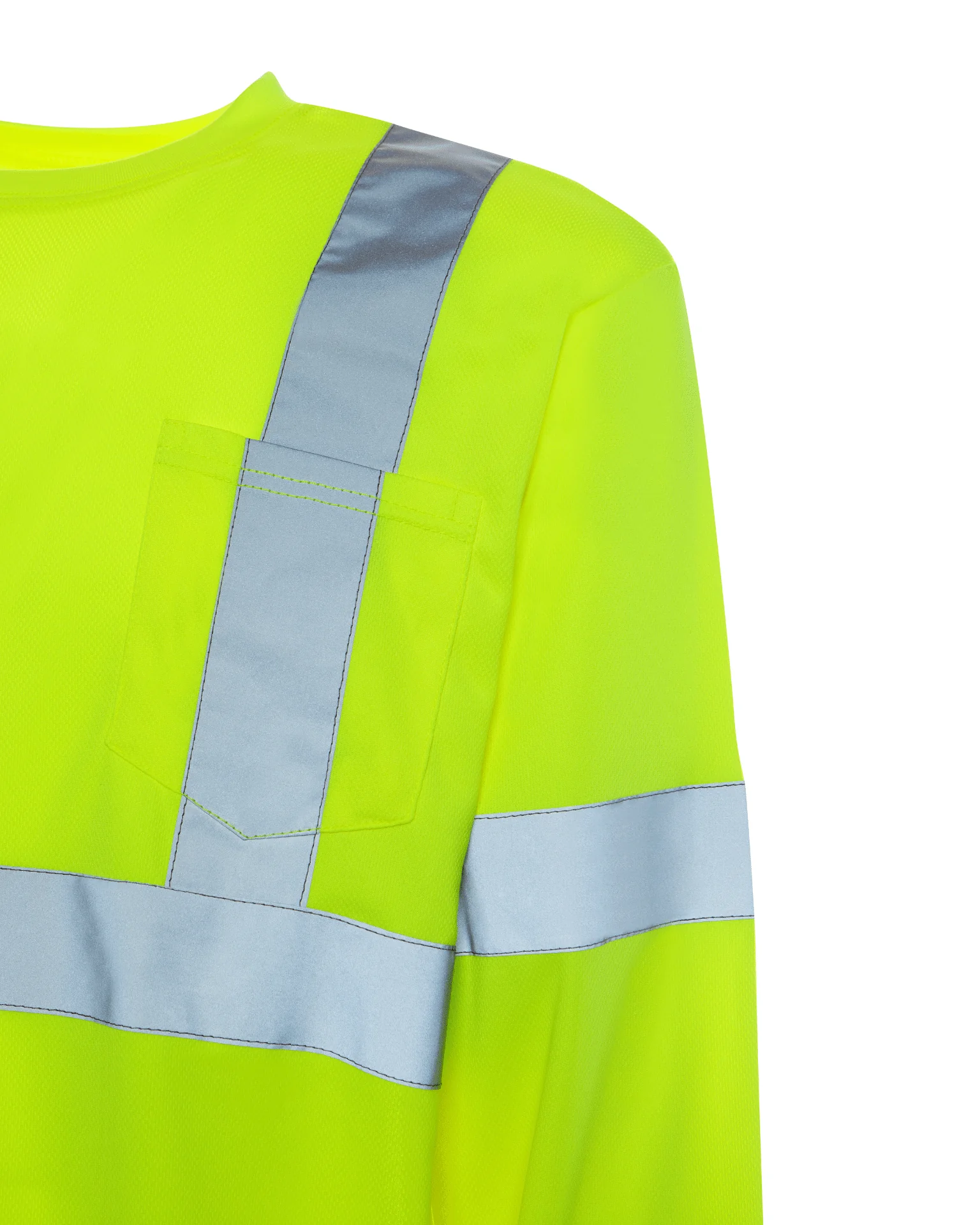 UHV403 HiVis Long Sleeve Tek Tee - Image 8