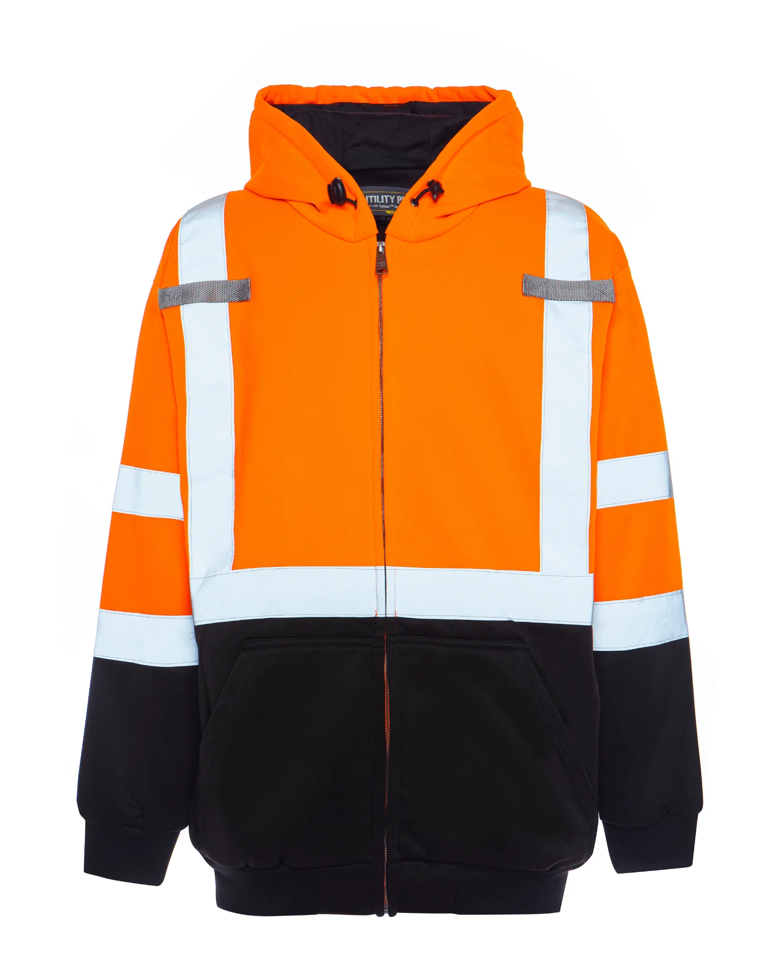 UHV425 HiVis Soft Shell Full Zip Hoodie - Image 4