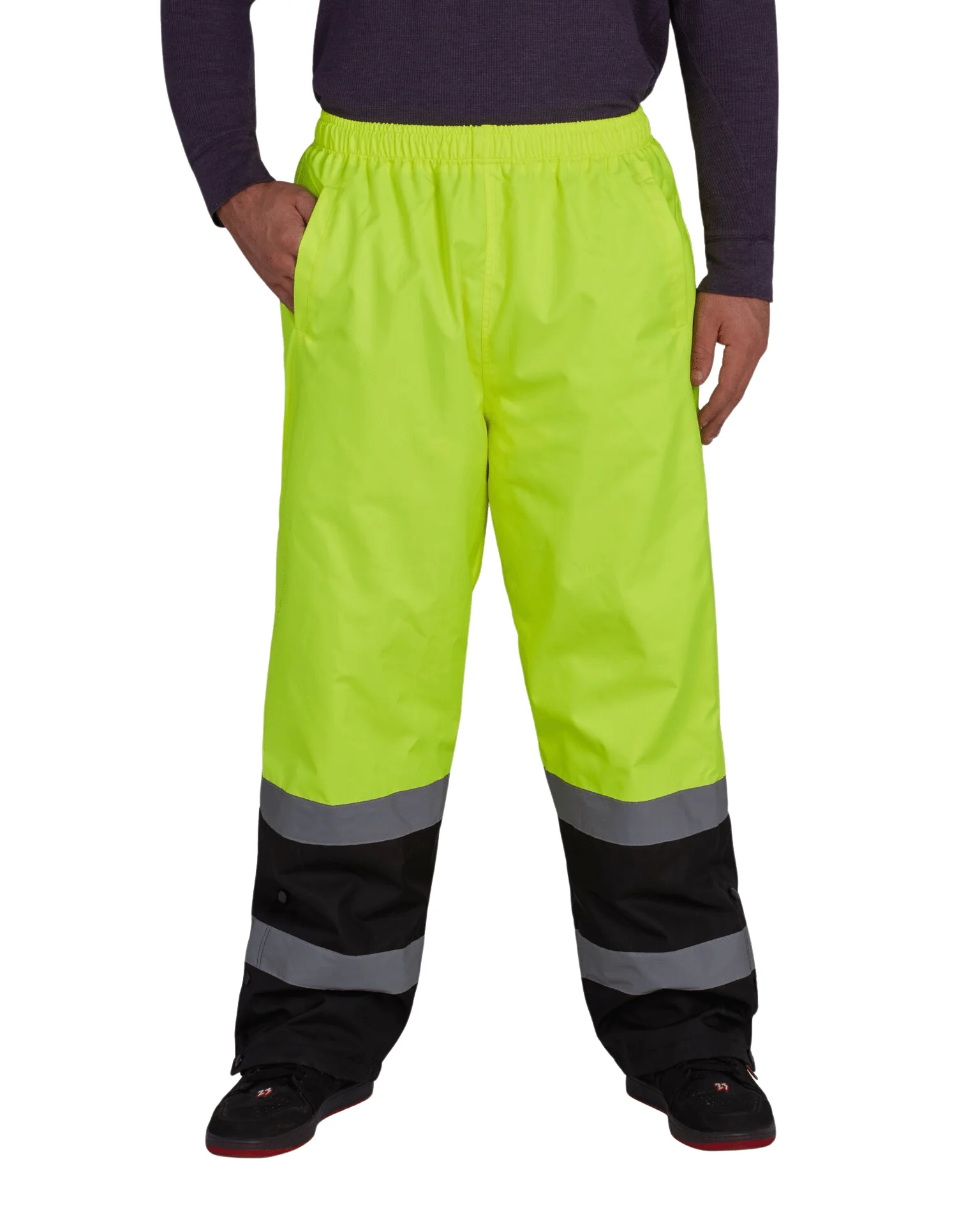 UHV452P HiVis Pro Grade Rain Pants - Image 3