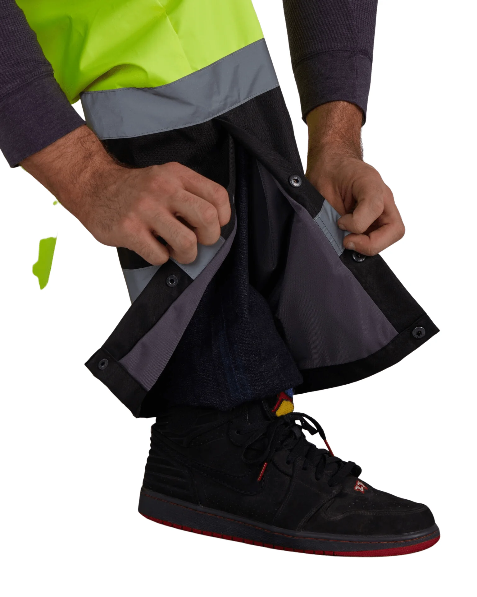 UHV452P HiVis Pro Grade Rain Pants - Image 5