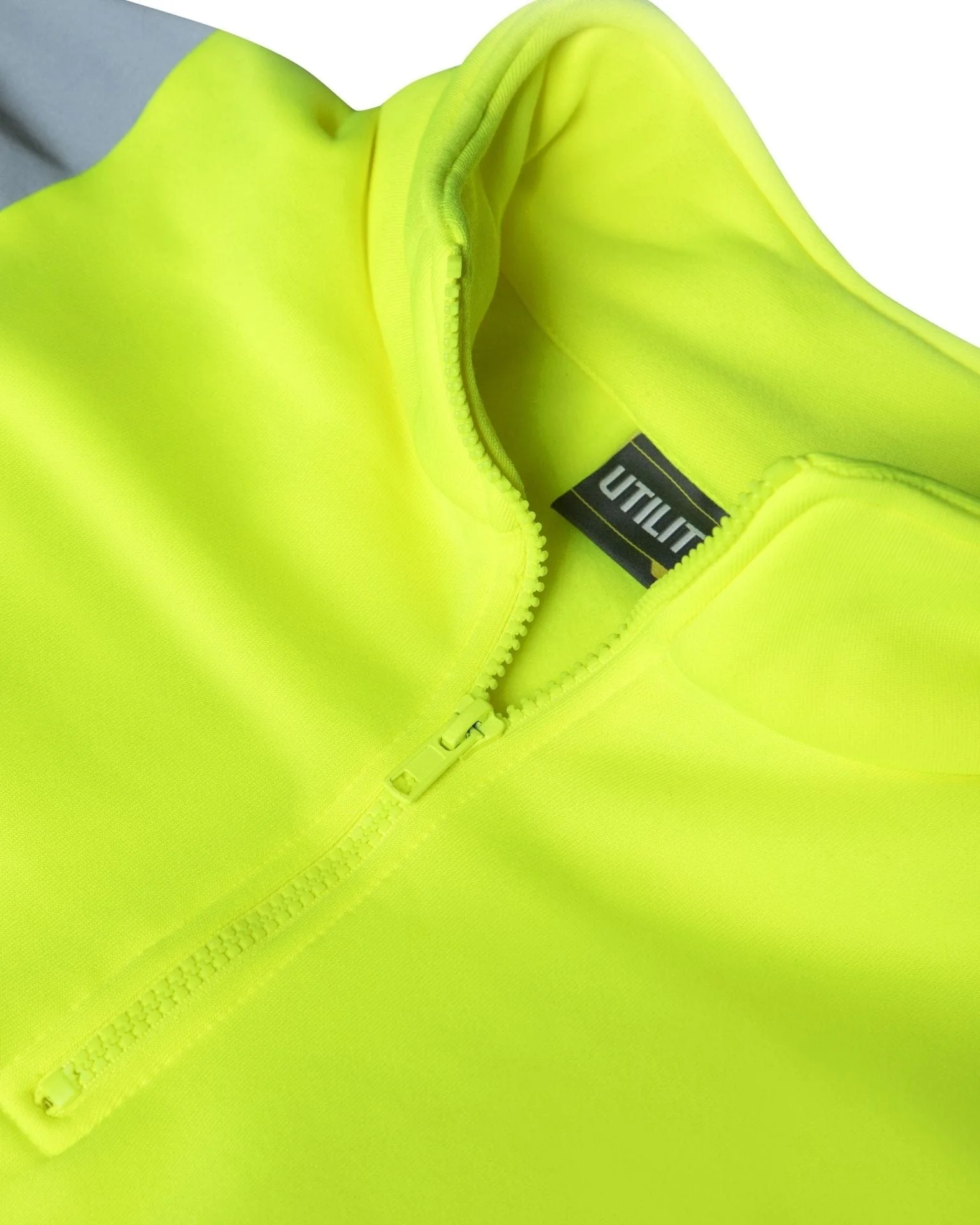 UHV544 Soft Shell HiVis 1/4 Zip Jacket - Image 4