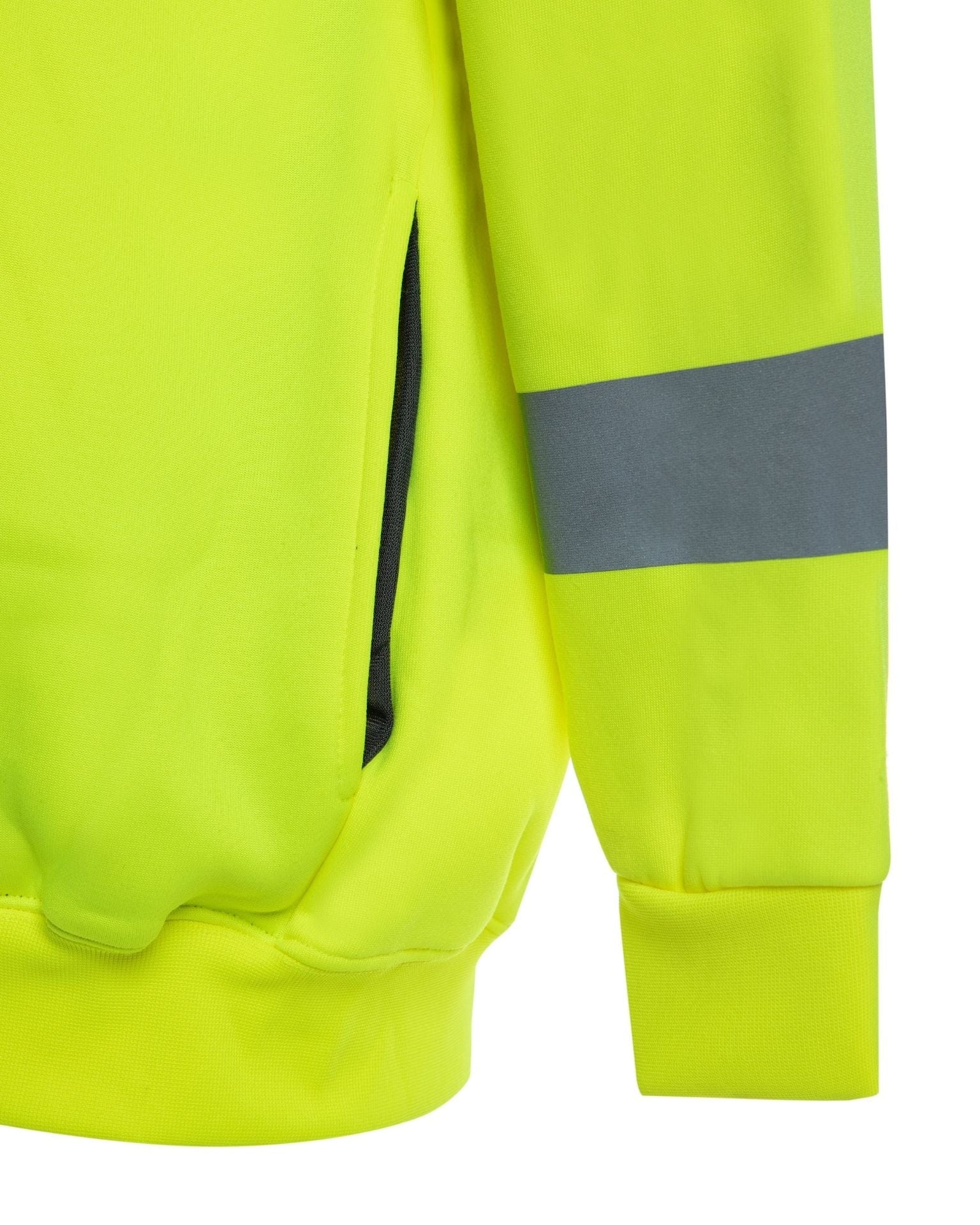 UHV544 Soft Shell HiVis 1/4 Zip Jacket - Image 7