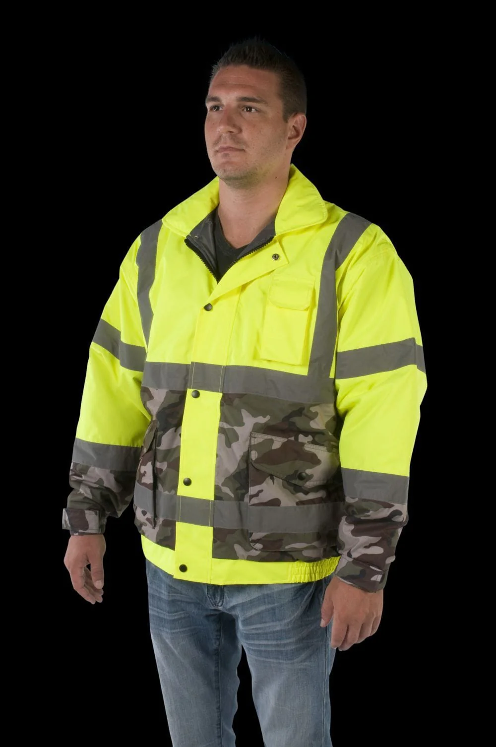 UHV561 HiVis Bomber with Camo Bottom - SPECIAL EDITION - Image 2