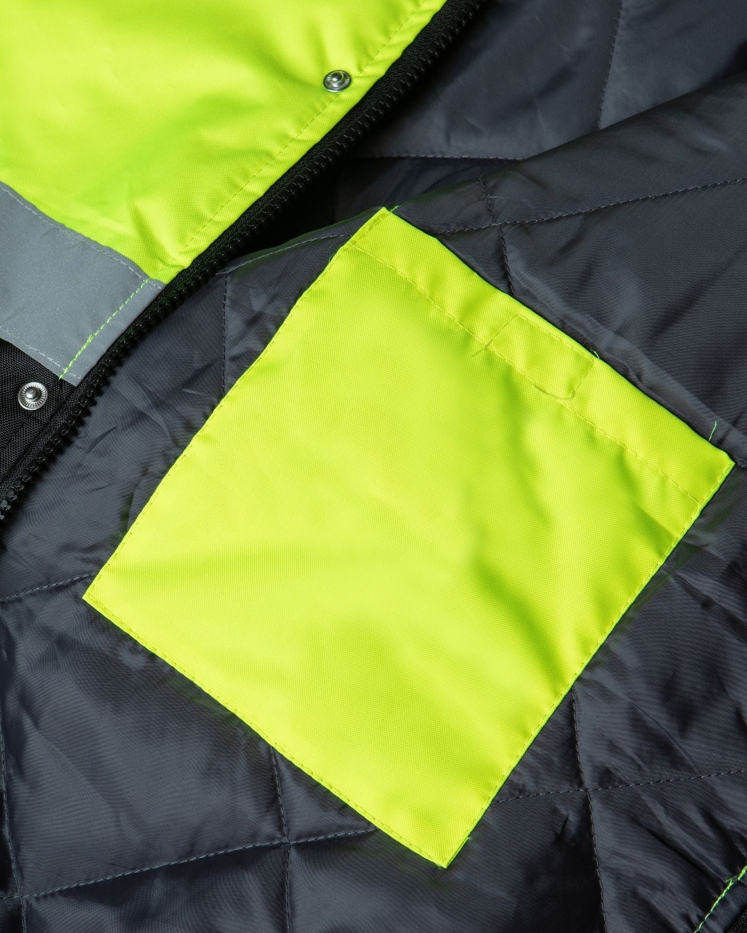 UHV562 HiVis Quilt Lined Bomber Jacket - Image 10