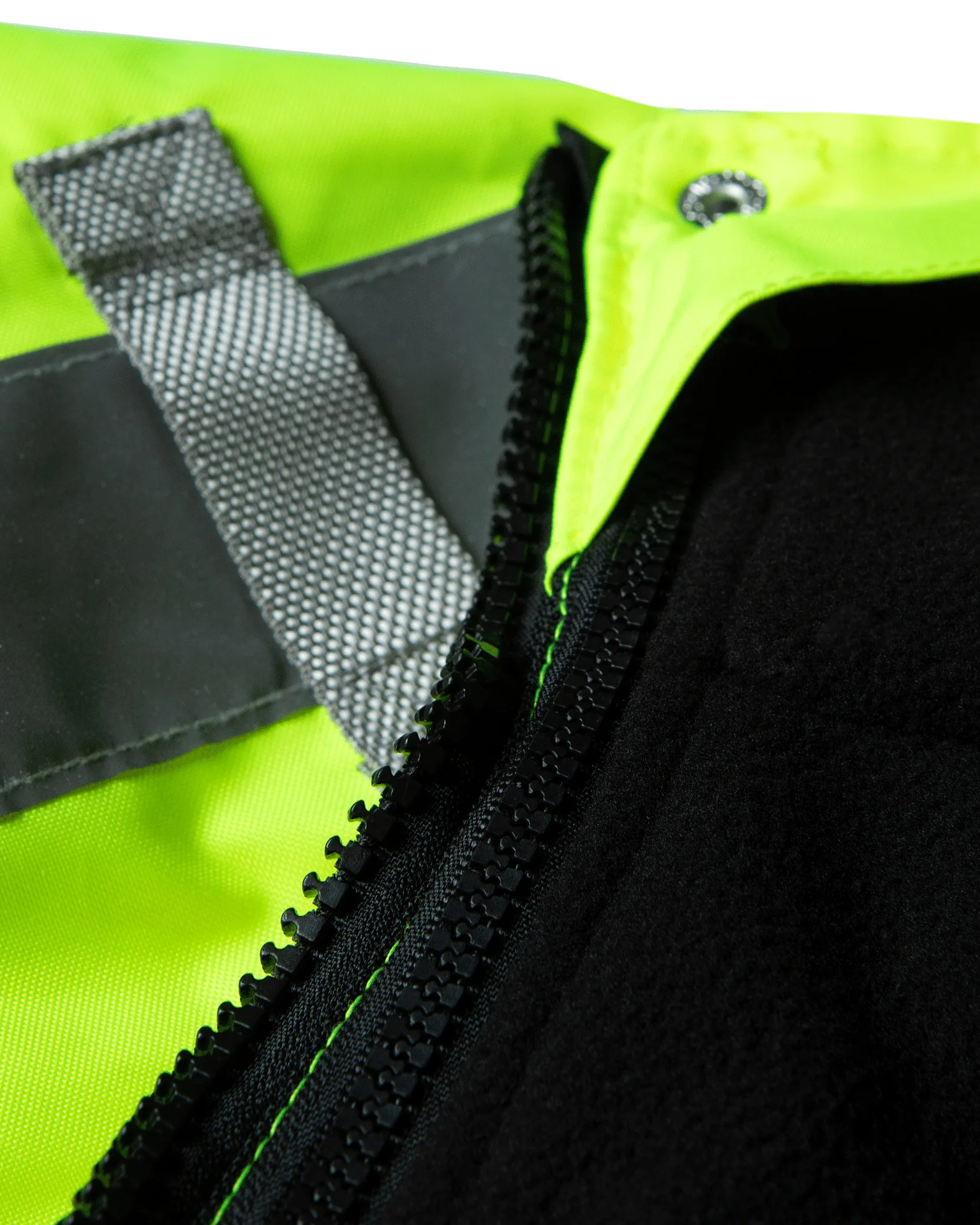 UHV563 HiVis Bomber Jacket with Removable Fleece & Teflon Fabric Protector - Yellow - Image 11
