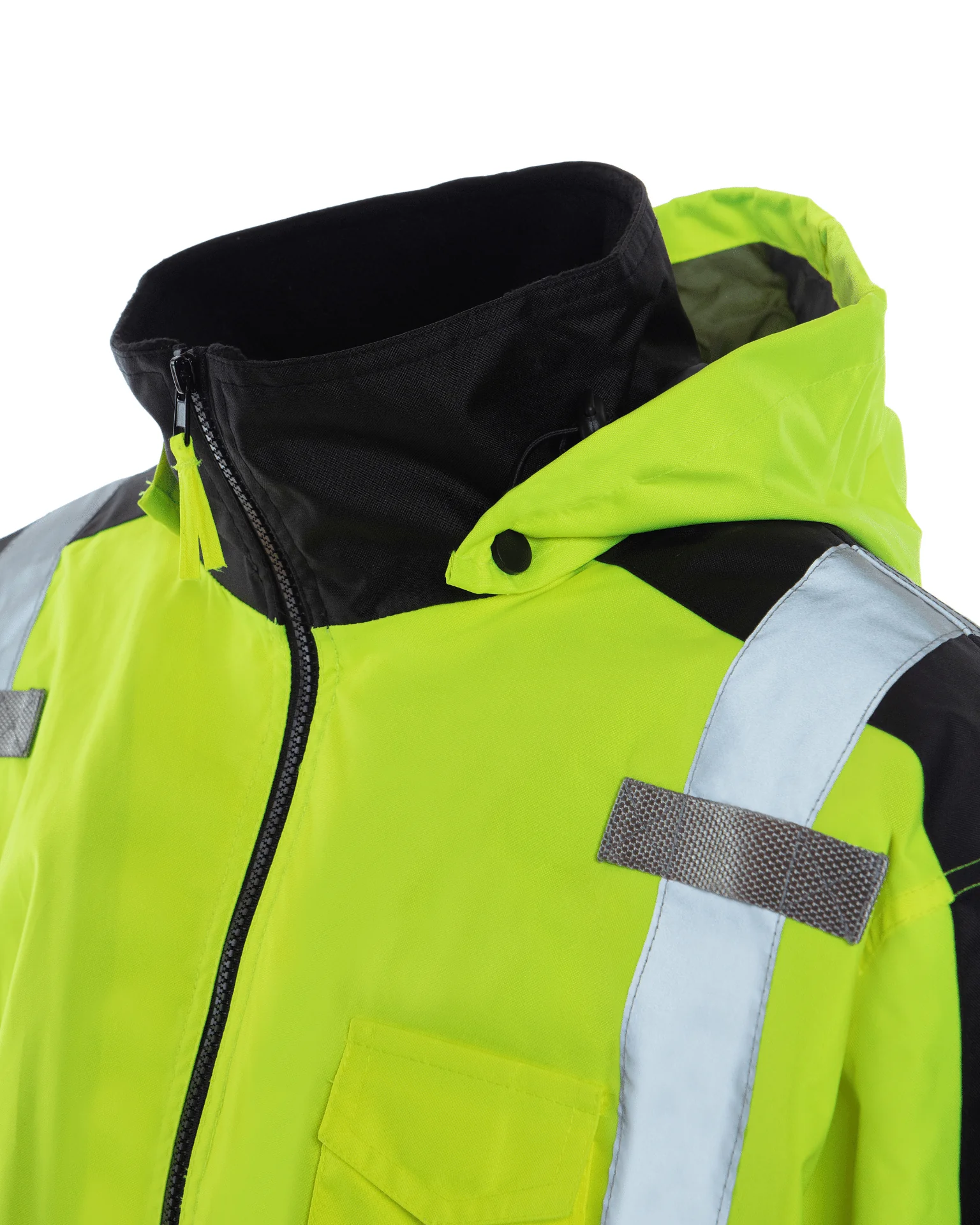 UHV575 HiVis 3-Season Bomber Jacket with Teflon Fabric Protector - Image 5