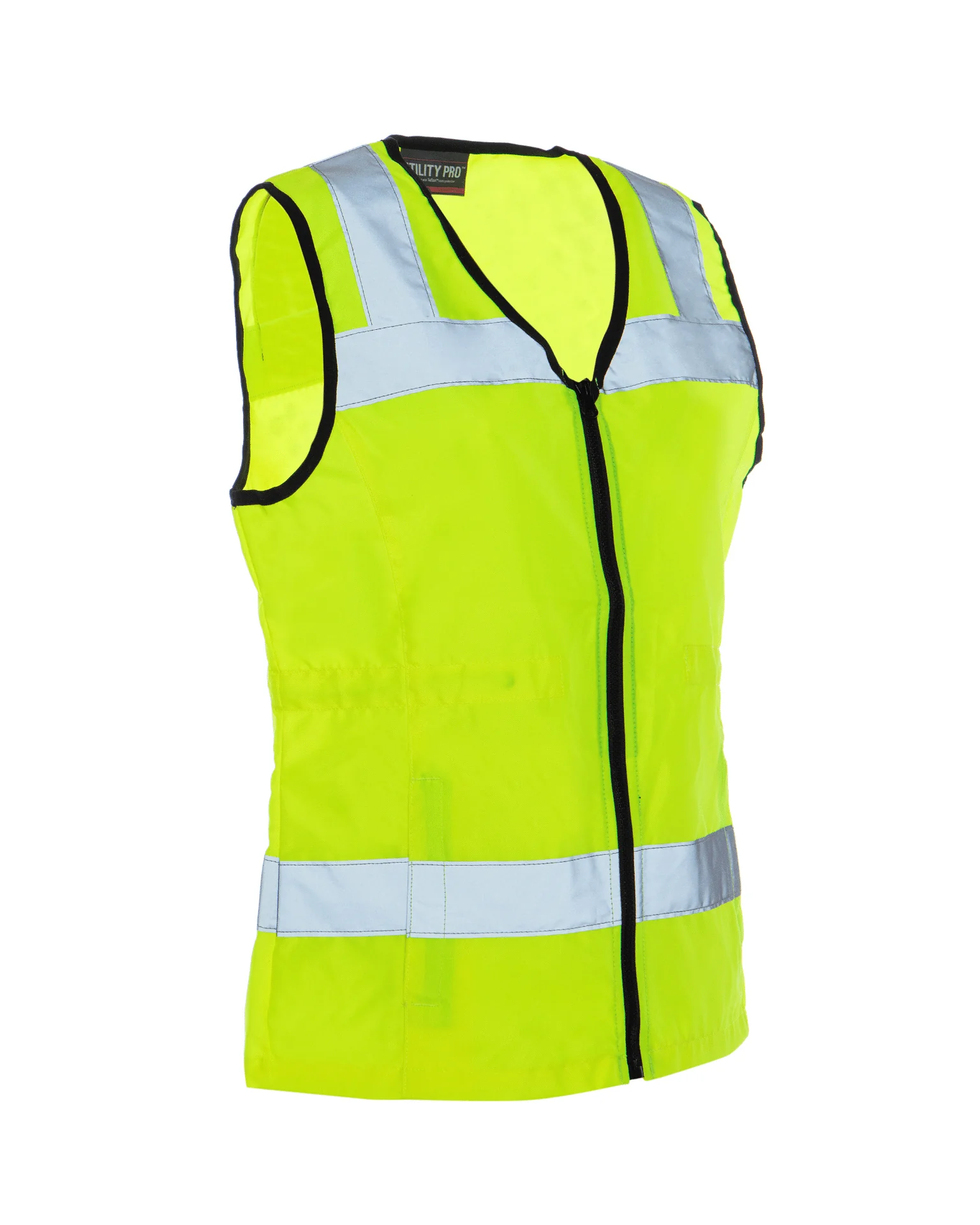 UHV662 HiVis Women's Nylon Vest with Pockets - Image 3