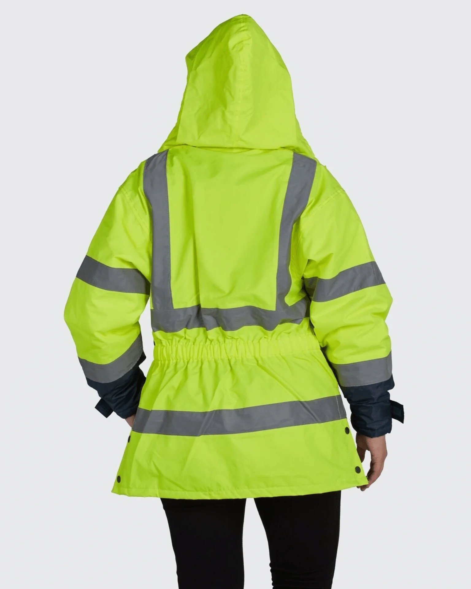UHV664 HiVis Women's Parka with Teflon Fabric Protector - Image 7