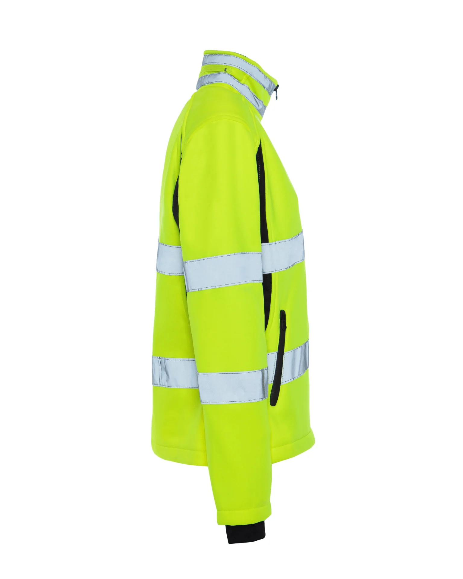 UHV668 HiVis Women's Full Zip Soft Shell Jacket - Image 4