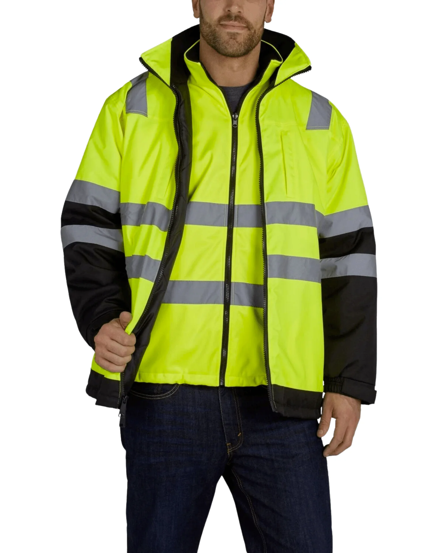 UHV821 HiVis Arctic 3-in-1 Jacket - Image 6