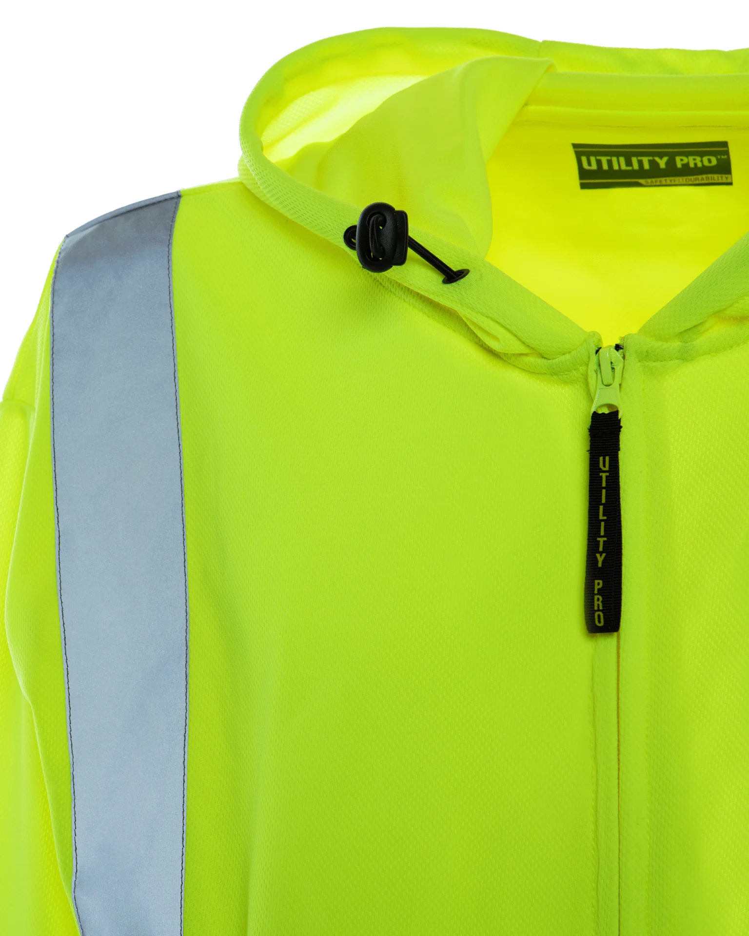 UHV829 HiVis Ultra Light Full Zip Hoodie - Image 5