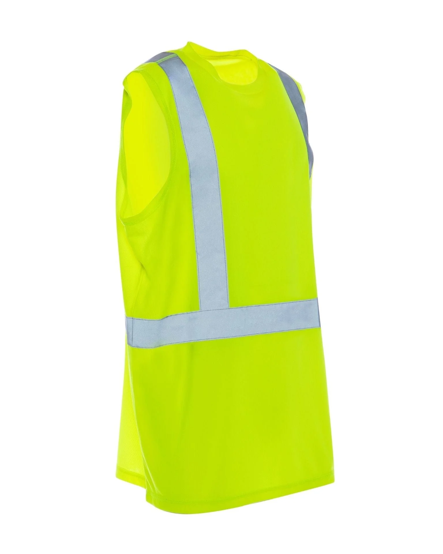 UHV869 Hi-Vis Sleeveless Muscle Tee - Image 2