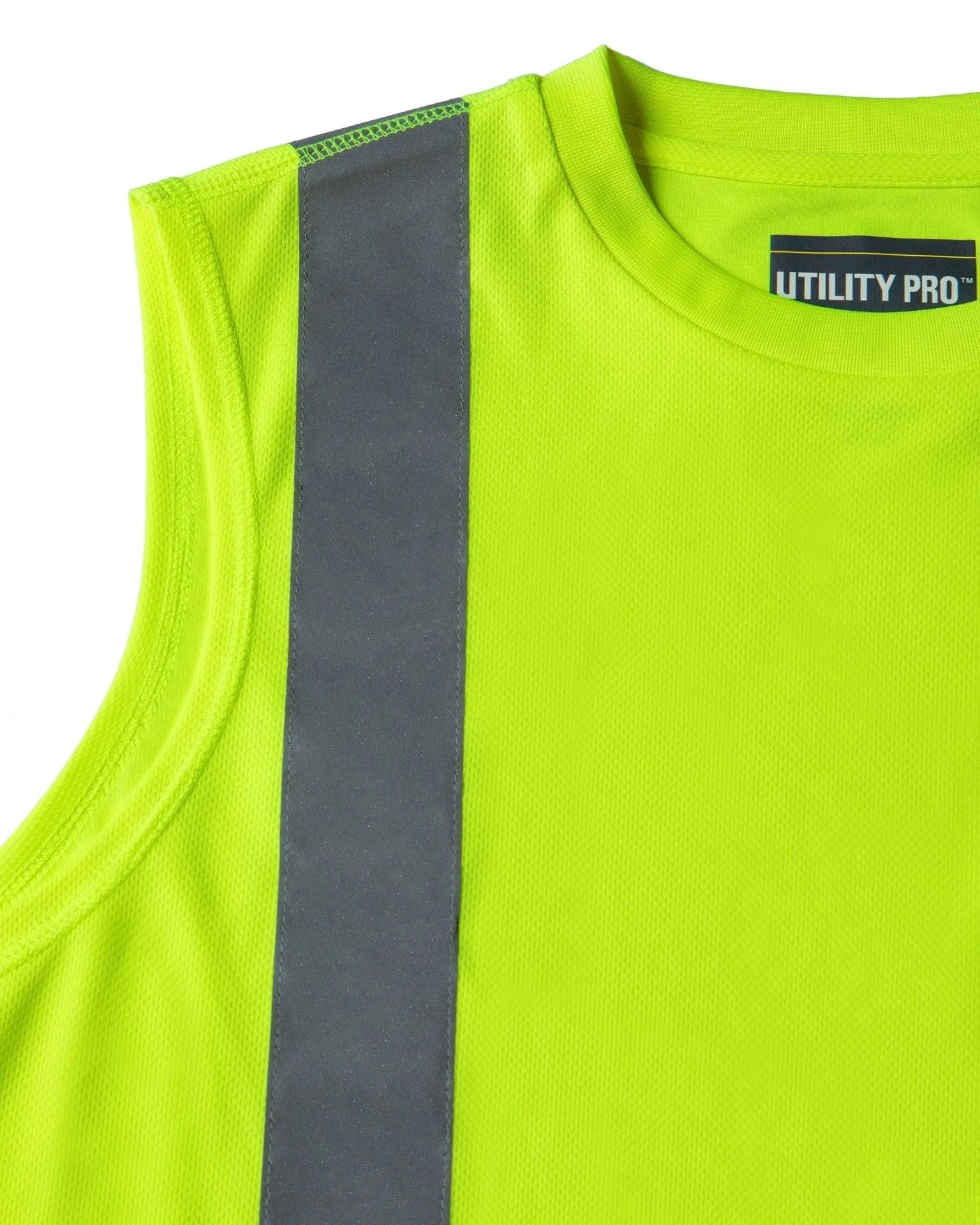 UHV869 Hi-Vis Sleeveless Muscle Tee - Image 4