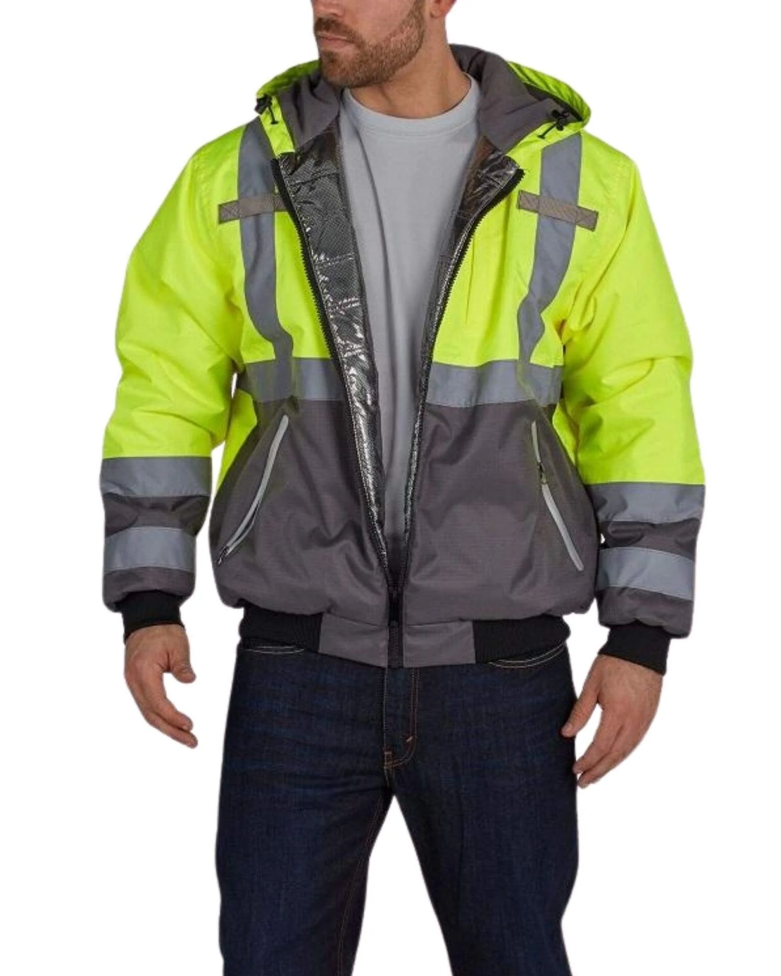 UHV883 HiVis Warm Up Bomber - Image 3