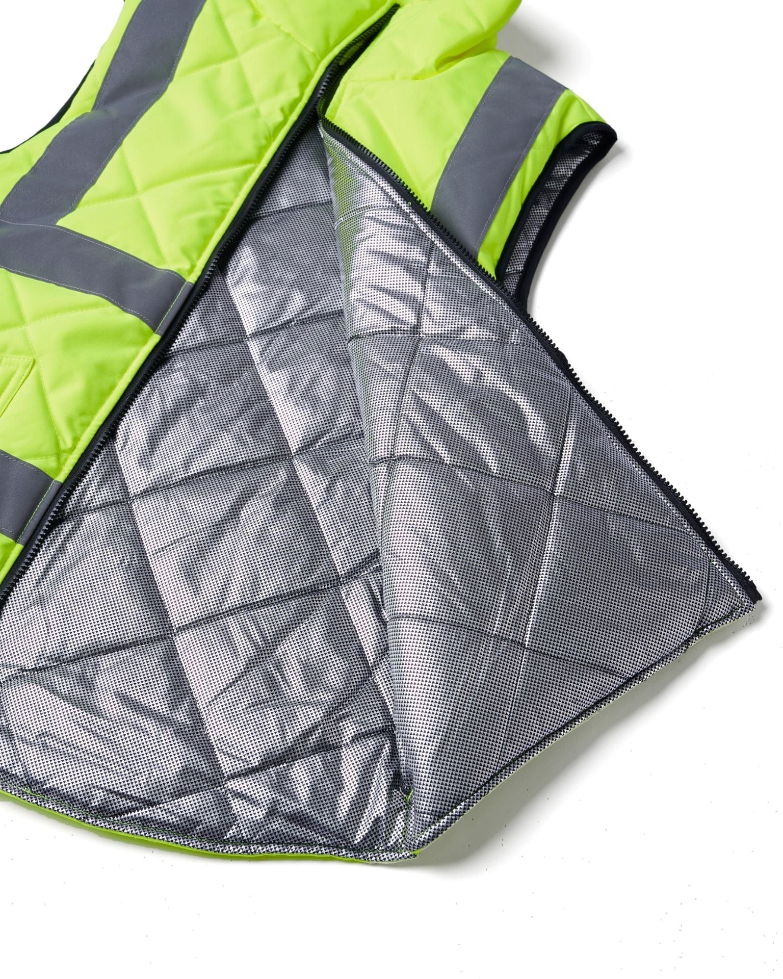 UHV995 HiVis Women's High Collar WarmUP Insulated Safety Vest - Image 3
