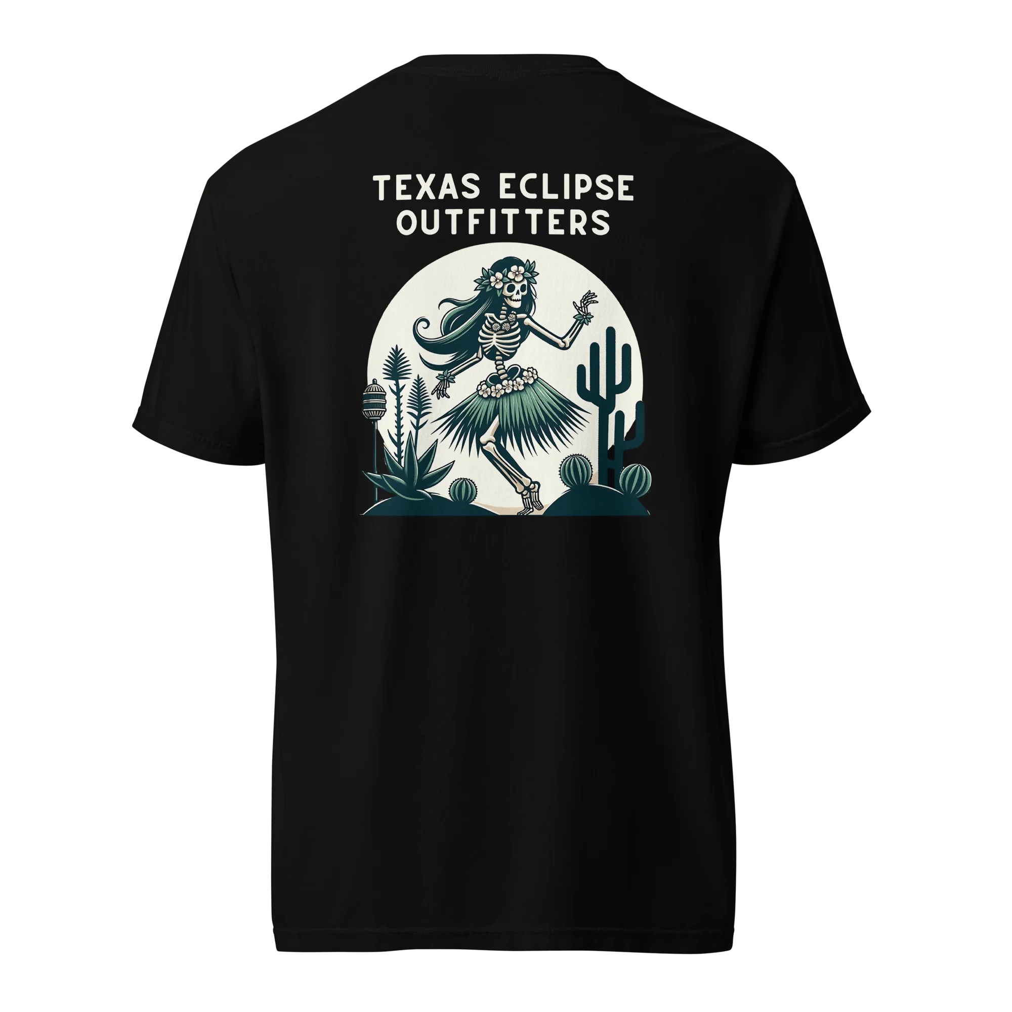 Undead Luau Hula Girl Graphic Tee