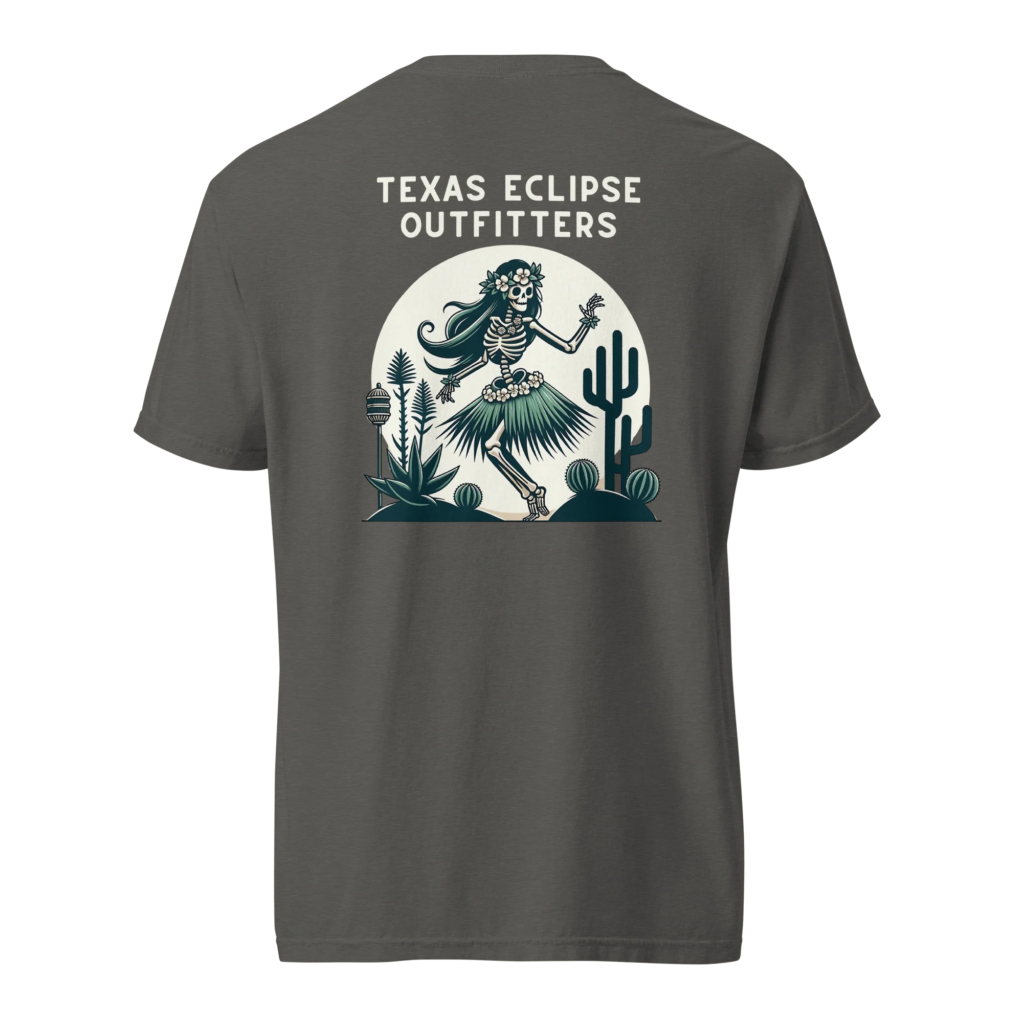 Undead Luau Hula Girl Graphic Tee - Image 4