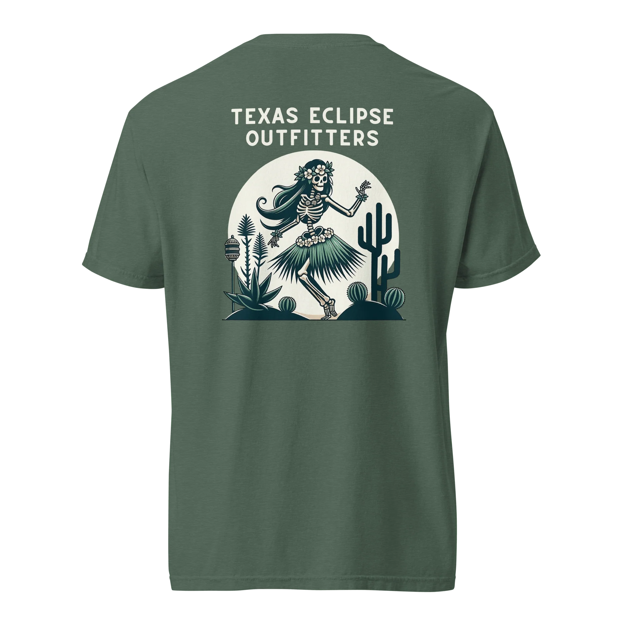 Undead Luau Hula Girl Graphic Tee - Image 6