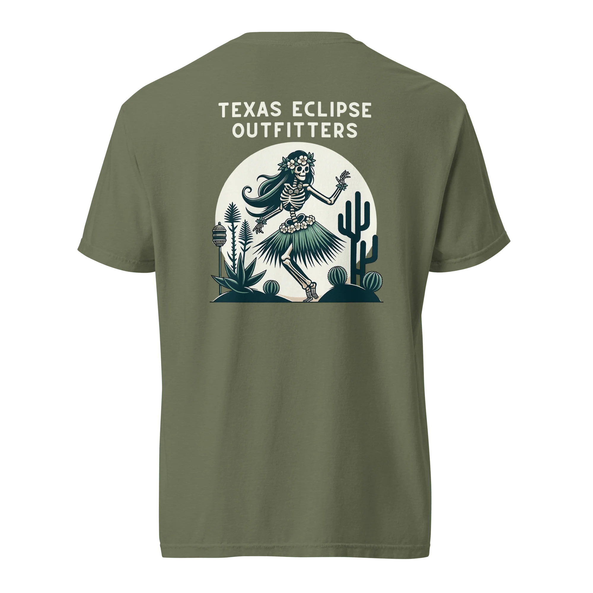 Undead Luau Hula Girl Graphic Tee - Image 8
