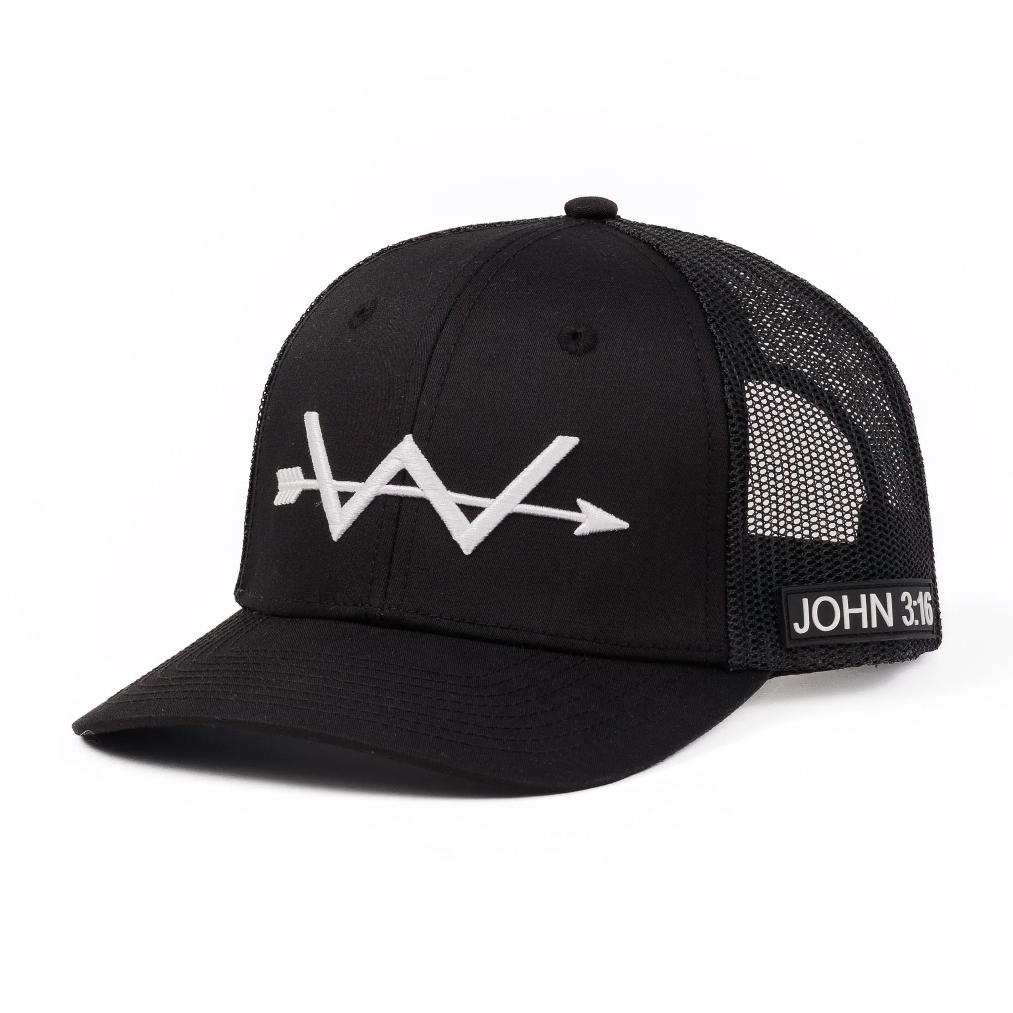 Webb Western John 3:16 Black Hat