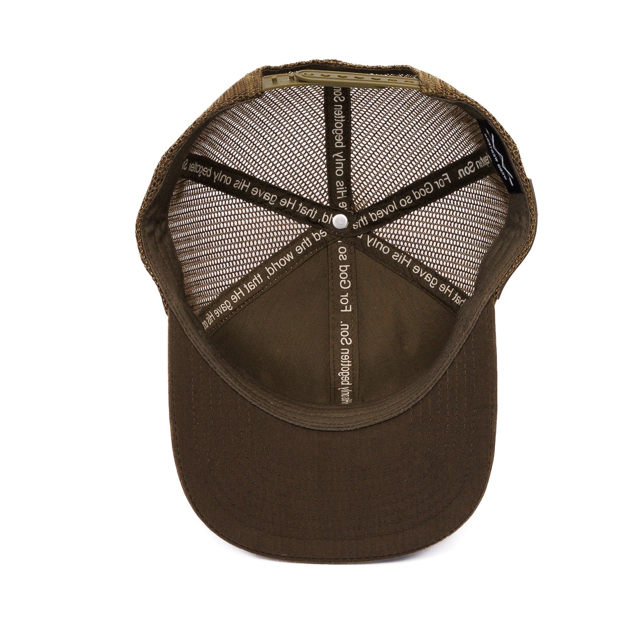 Webb Western John 3:16 Green Hat - Image 3
