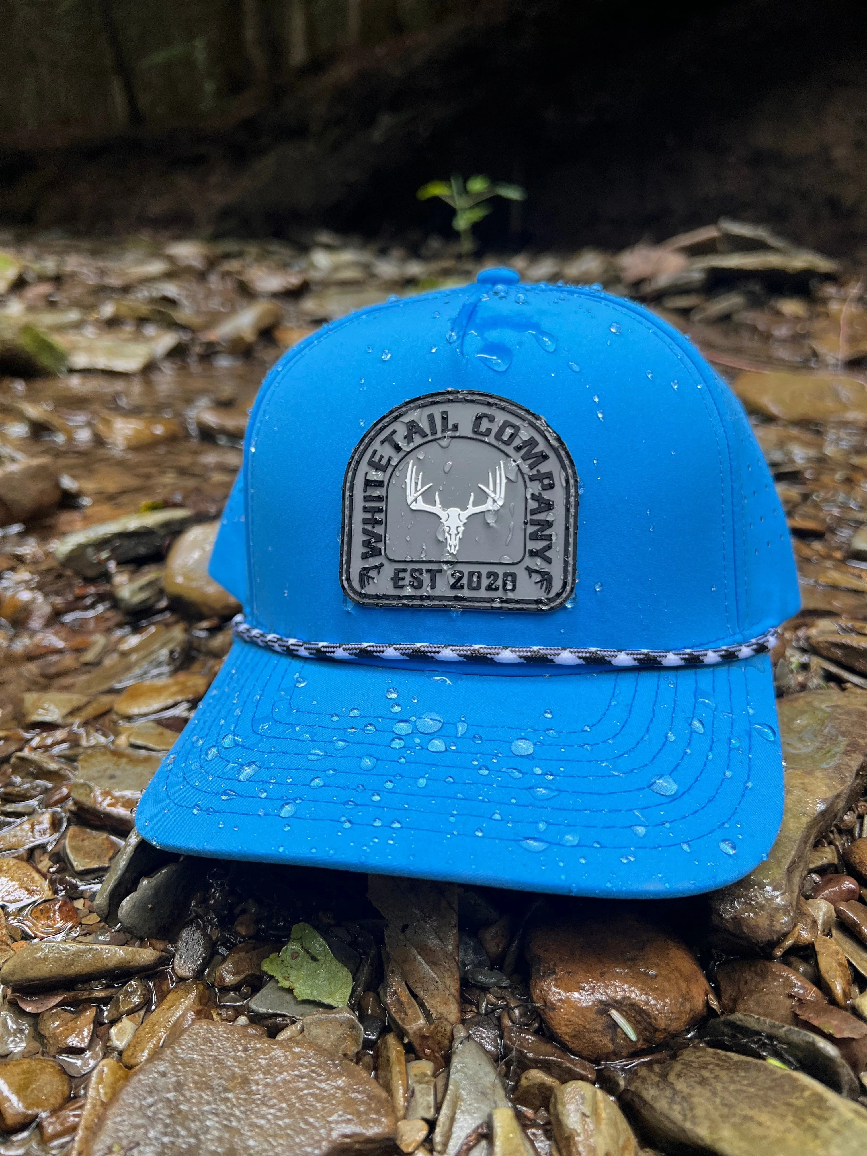Whitetail Co. 5 Panel Trucker Blue - Image 2