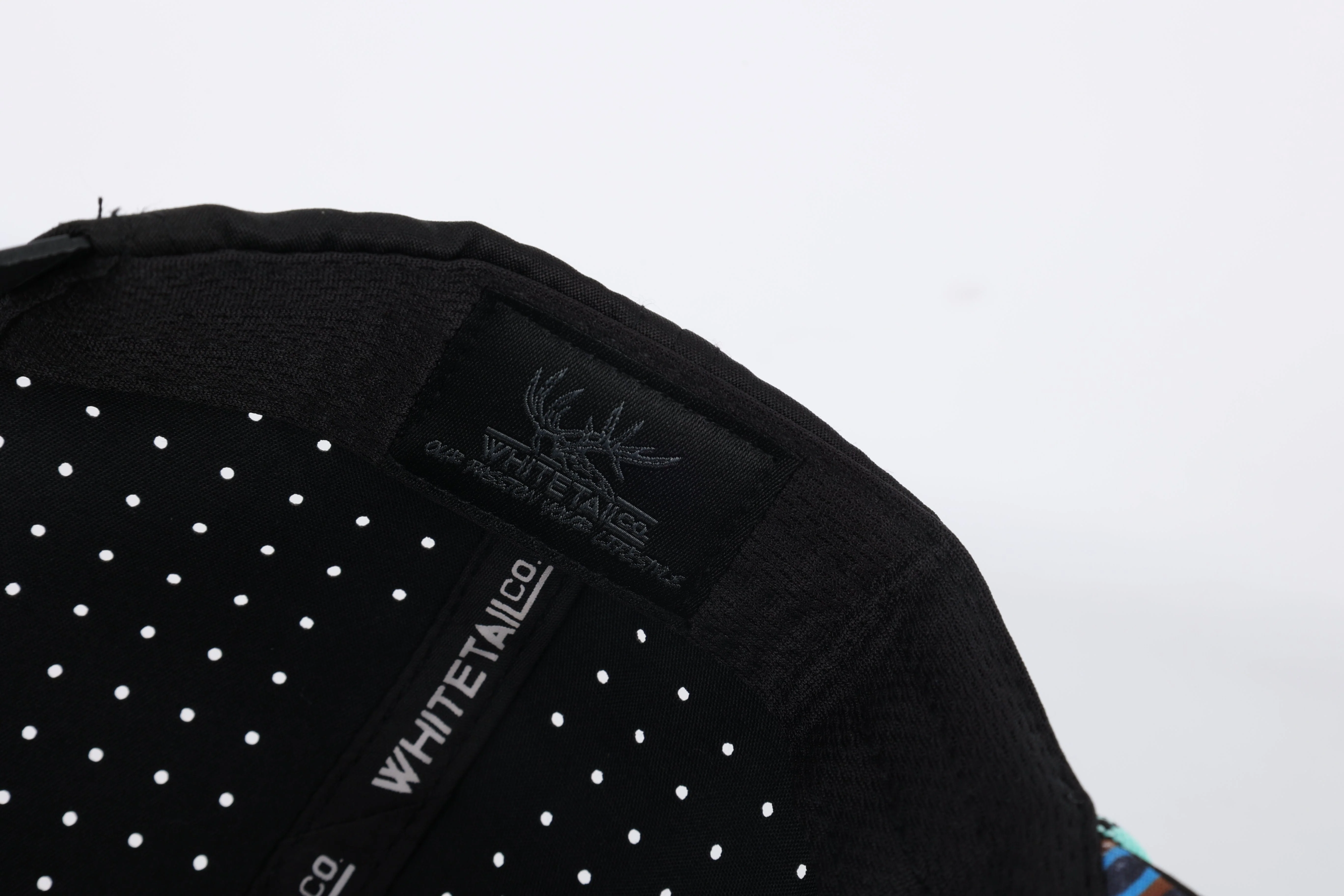 Whitetail Co. Western Buck Skull Teal Low/Mid Profile Trucker - Image 10