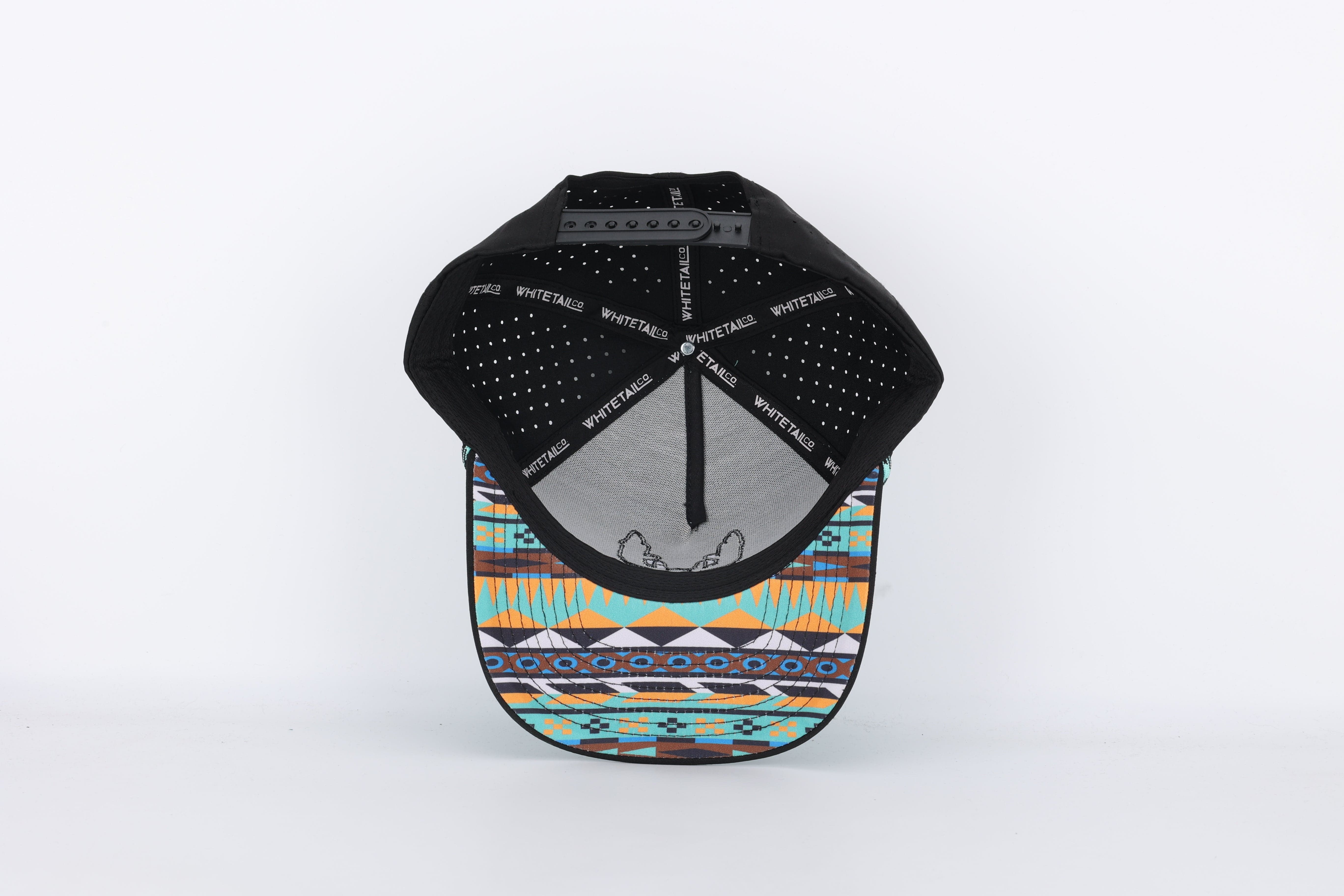 Whitetail Co. Western Buck Skull Teal Low/Mid Profile Trucker - Image 11