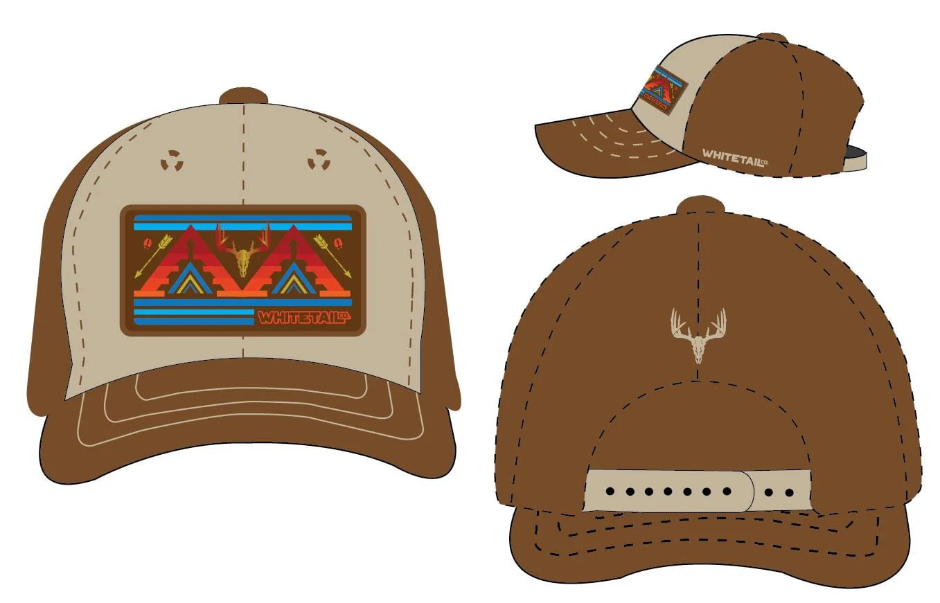 Whitetail Co. Western Buck Trucker Tan 2025 - Image 6