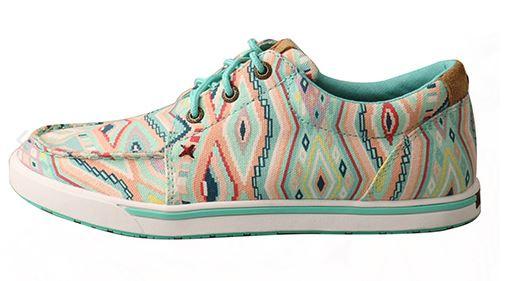 Twisted X Women’s Hooey Loper Slip On Shoes WHYC010 - Image 2